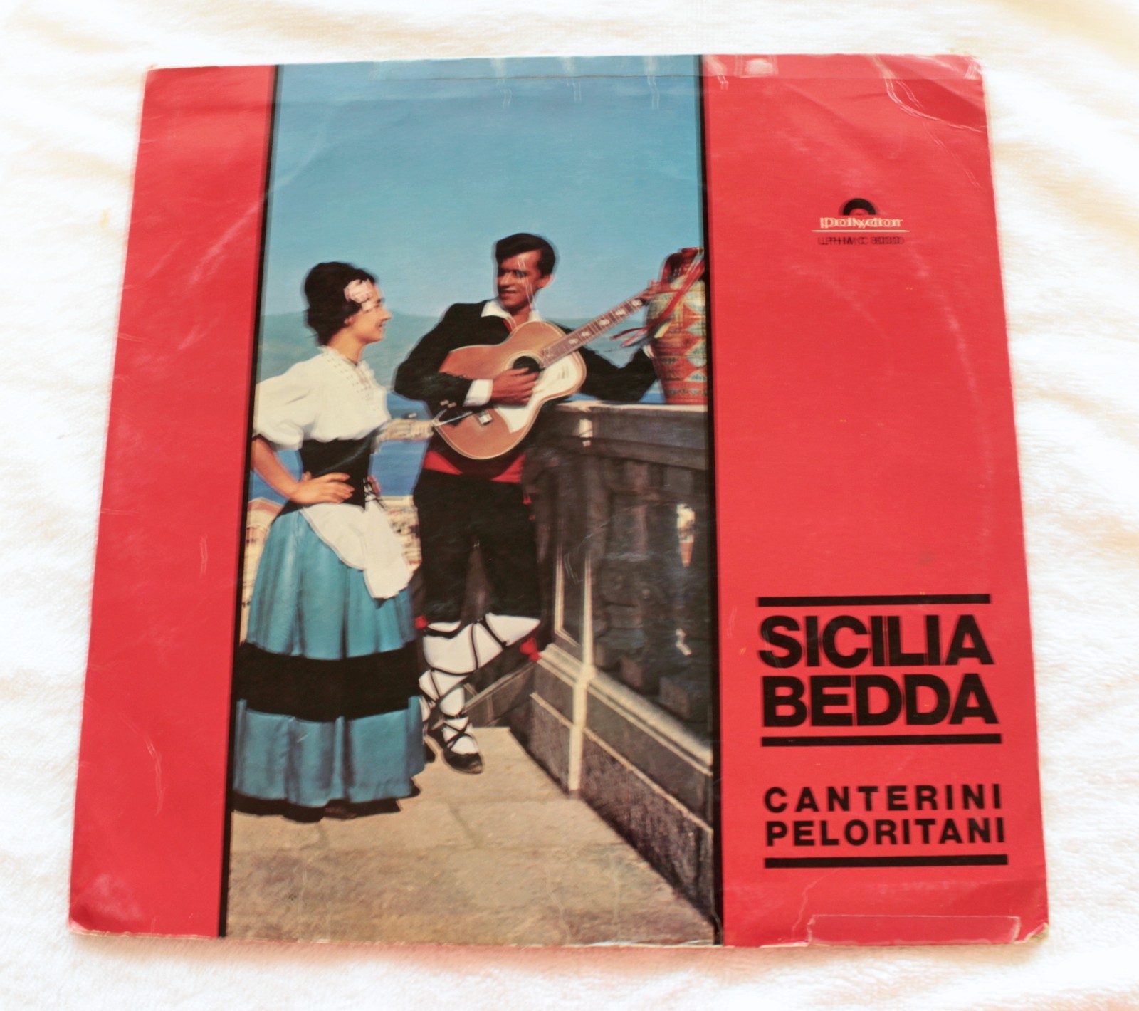 Sicilia Bedda Canterini Peloritani LP Record Polydor LPHM/C 8000 Italian Folk