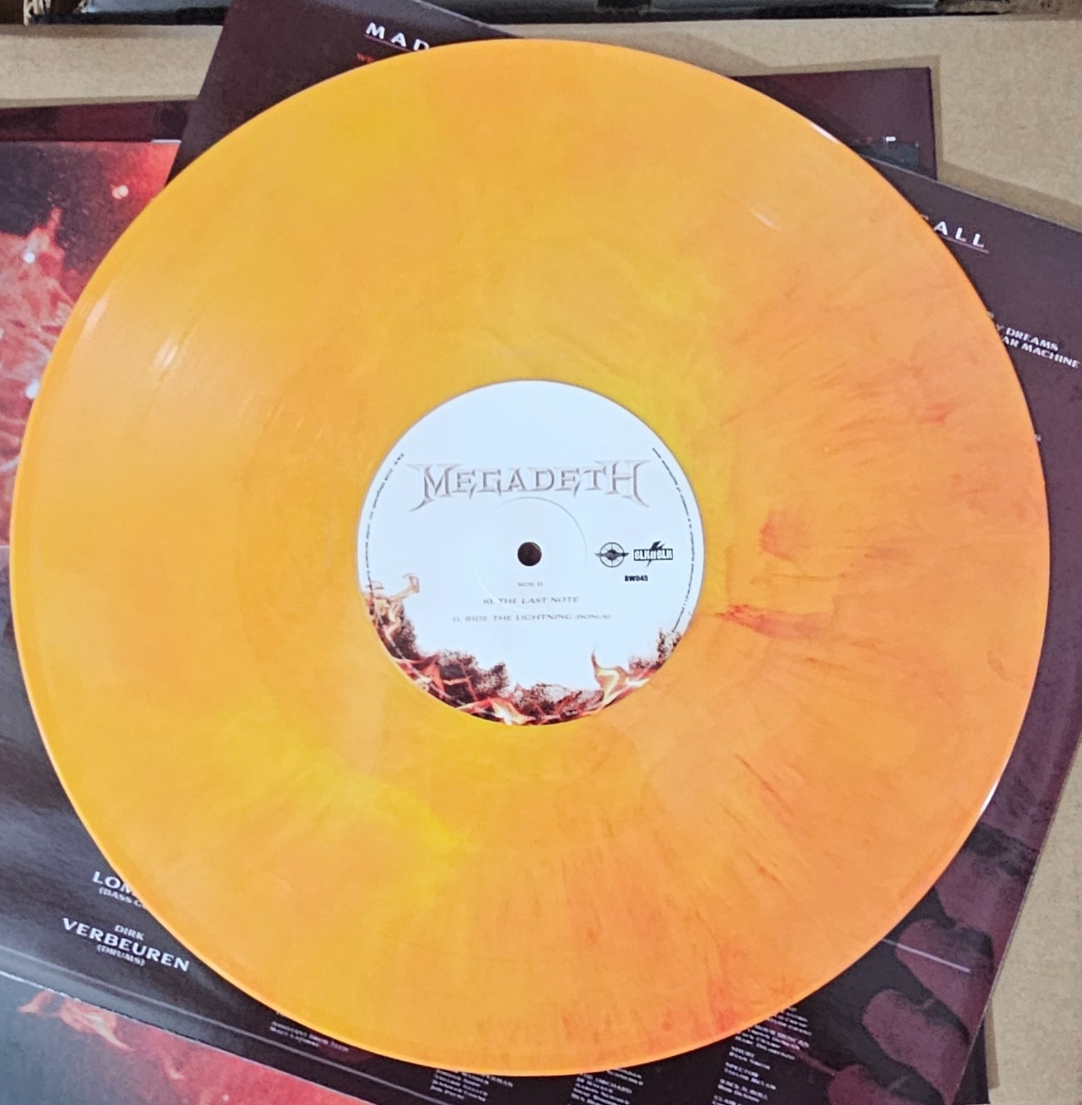 Megadeth – 2 LP Ltd Red/Yellow Liquid Filled/Marble Badworld Vinyl 2026 NEW UK