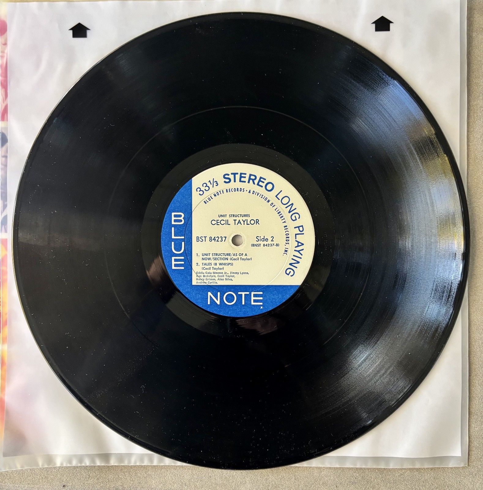 Cecil Taylor Unit Structures (Original Vinyl) BST 84237 Album Blue Note Records
