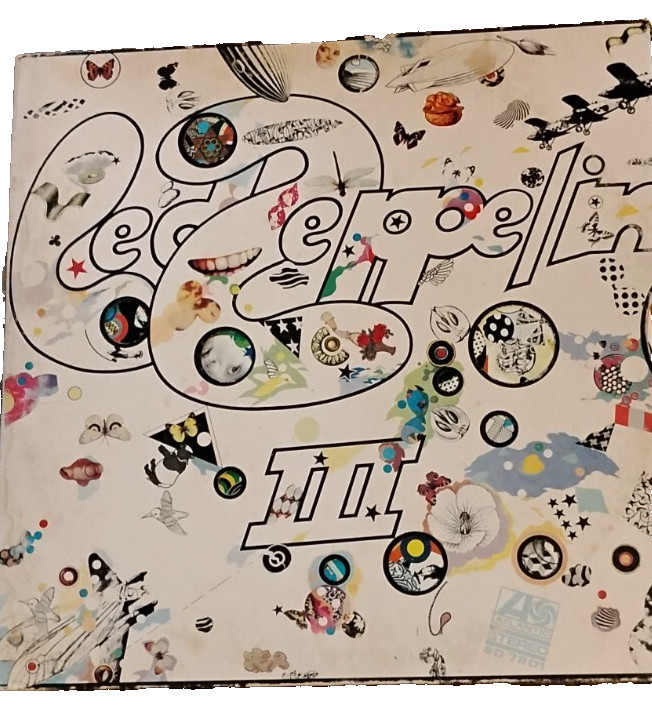 Led Zeppelin III A5/B5 Press Very Good+ Vinyl Record Album 2401002 Rotating (J1)