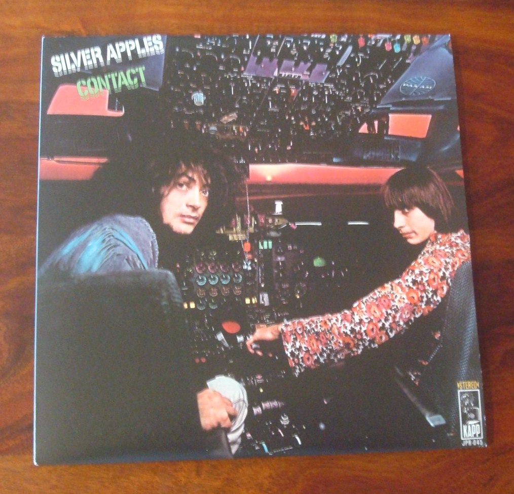 Silver Apples. Contact. NM- Blue Colored Electronic Rock LP