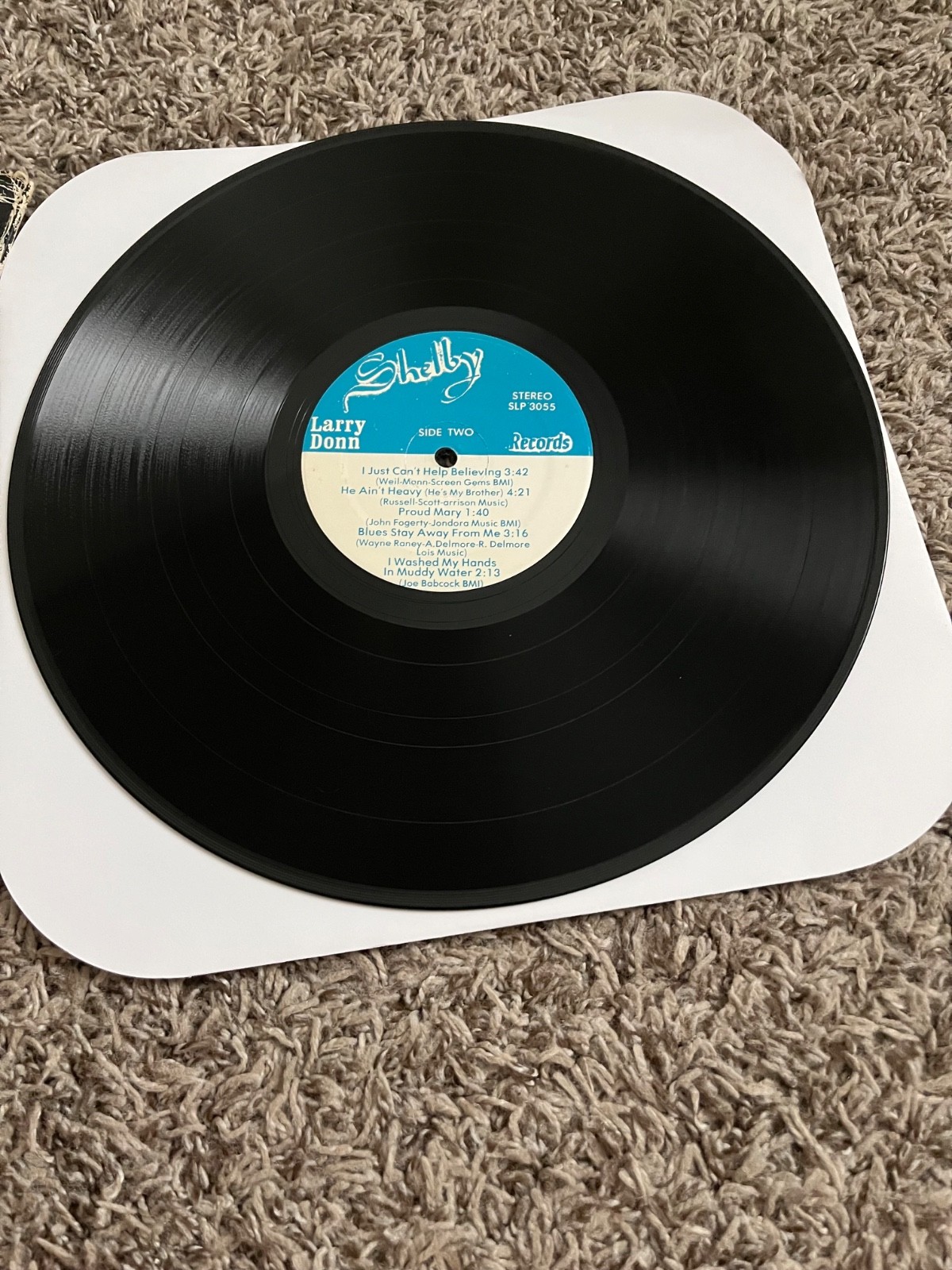 LARRY DONN GILLIHAN THANK YOU MUSIC LOVERS LP PRIVATE PRESS 76 ROCKABILLY LOUNGE