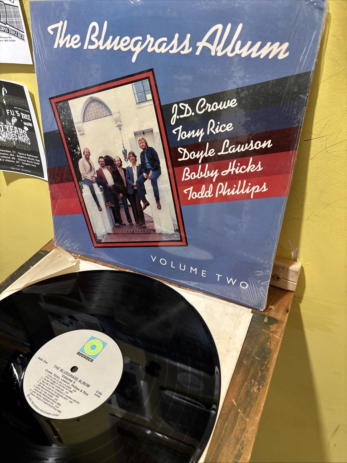 The Bluegrass Album Volume Two Vinyl LP Bluegrass In Shrink Tony Rice JD Crowe