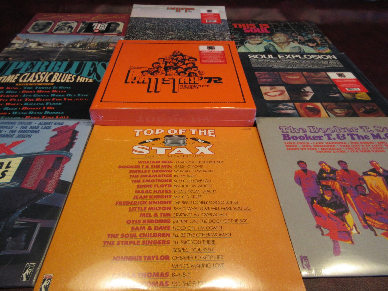 STAX 100+ HITS RARE 12 LP SET KING HAYES BOOKER T OTIS CARLA FLOYD RUFUS & MORE