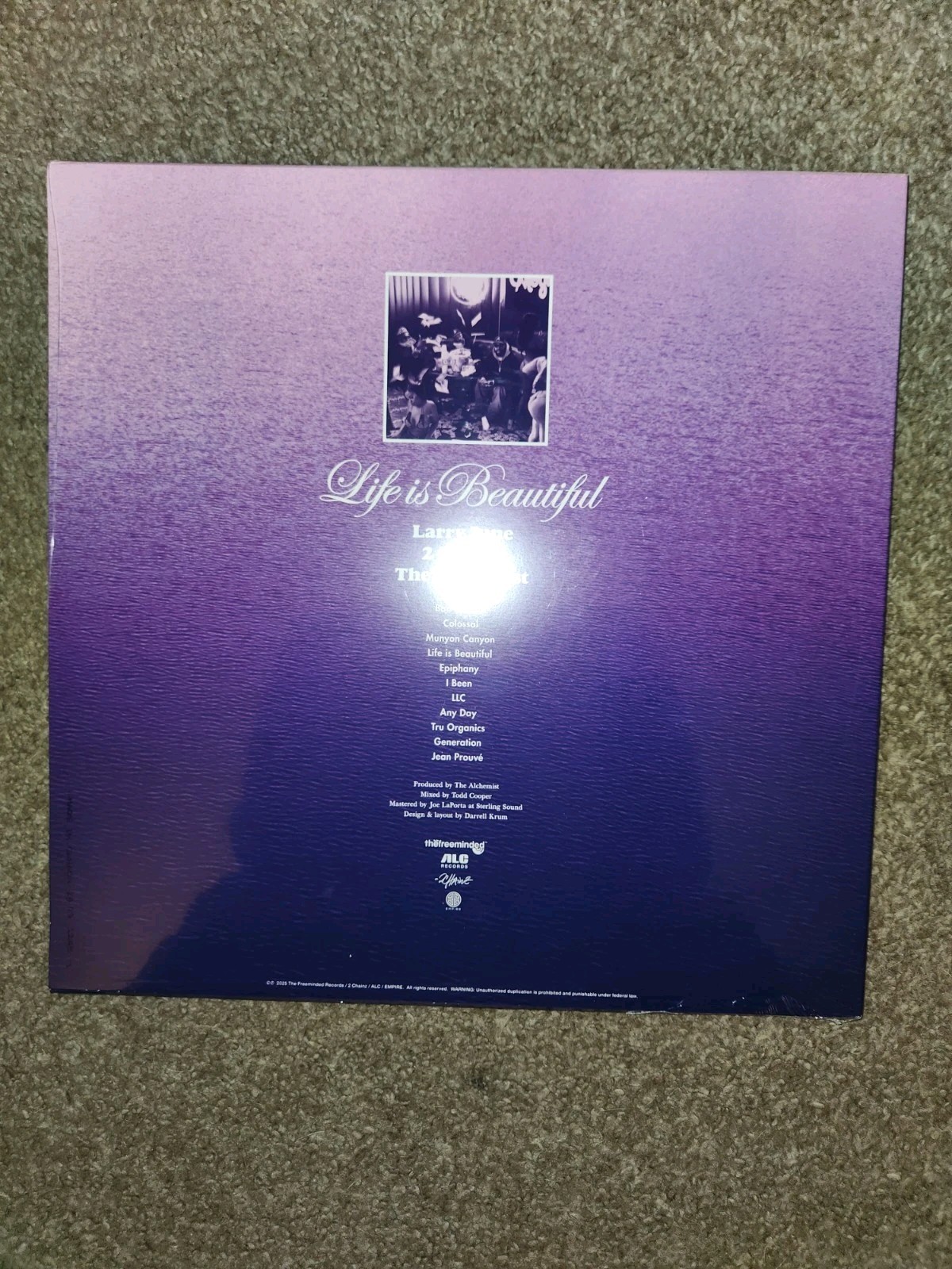 💥LARRY JUNE, 2CHAINZ & THE ALCHEMIST RSD BLACK FRIDAY 2025 VINYL