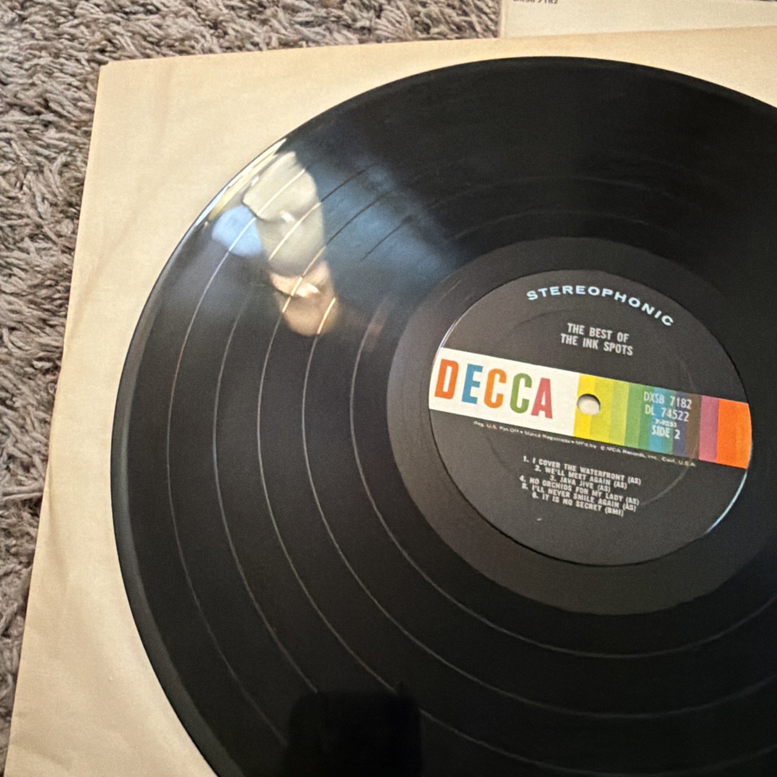 Decca Records The Best of The Ink Spots Vinyl 2 LP Stereo DXSB 7182 (pl47)