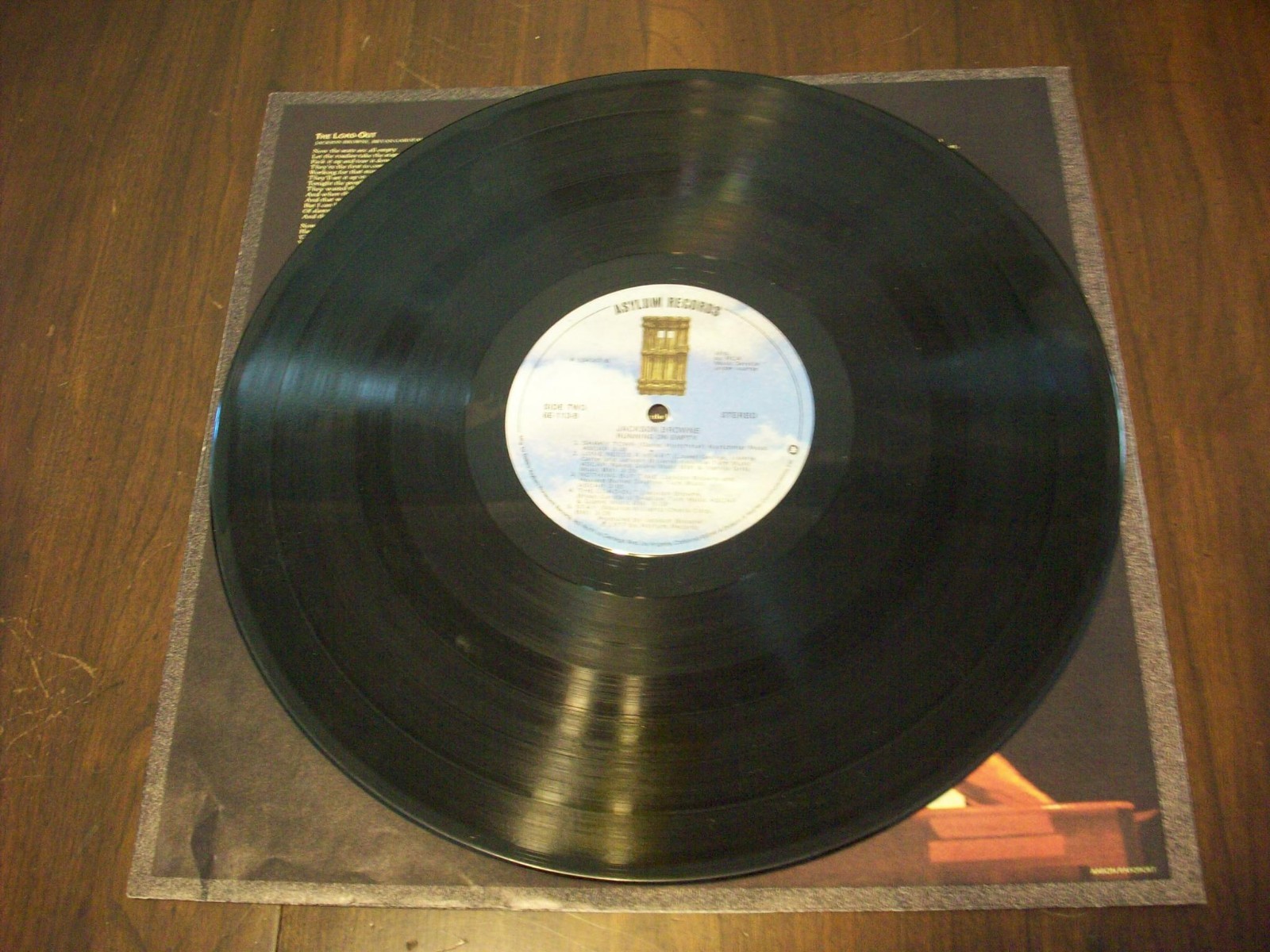 Jackson Browne , Running On Empty ,1977 Asylum R. Club Press. VG+ Cond.
