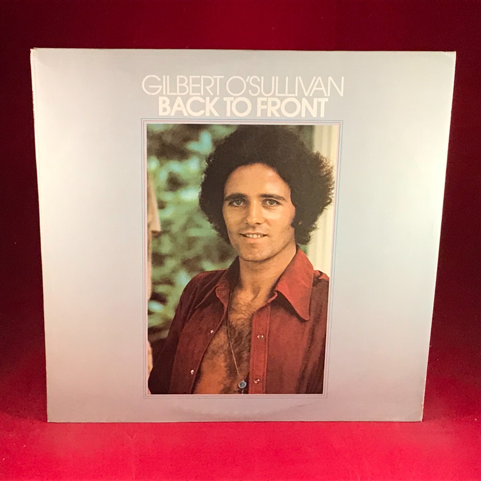 GILBERT O’SULLIVAN Back To Front 1972 UK vinyl + Insert poster Clair original A