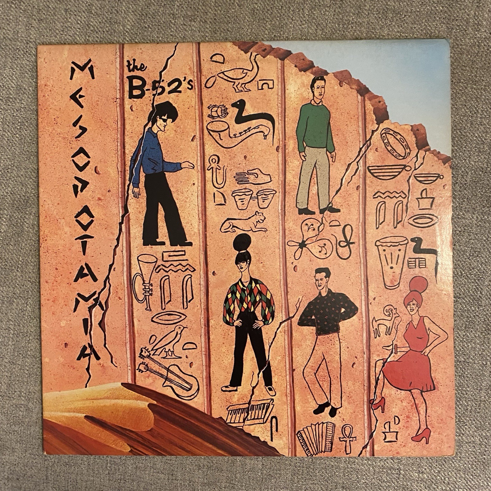 B-52s Mesopotamia Mini Lp Vinyl Record 1982 VG+ Album