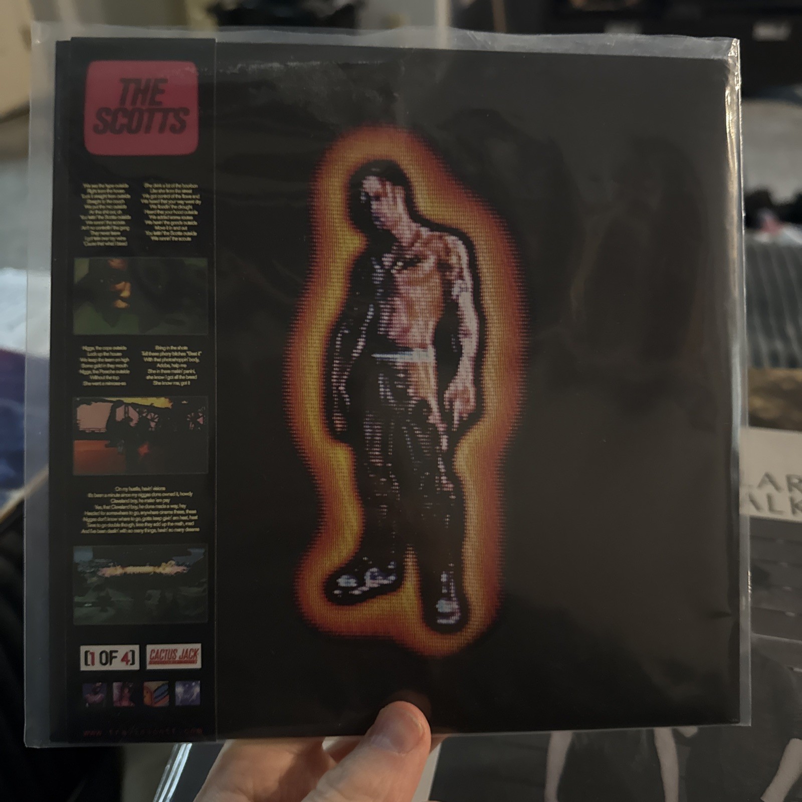 Travis Scott Kid Cudi The Scotts 7 inch Vinyl 7″ FORTNITE 1/4 Pink Record