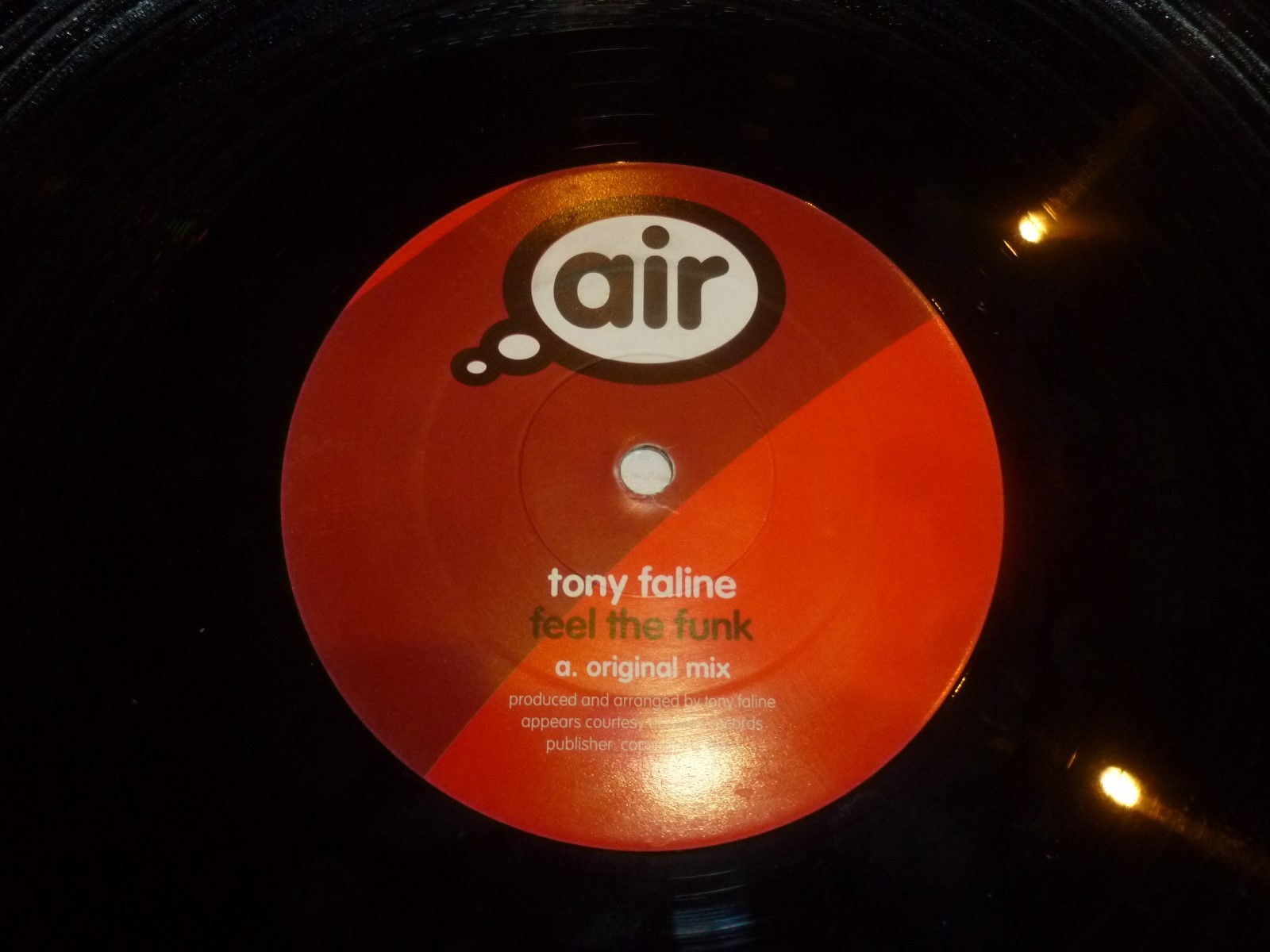 TONY FALINE – Feel the funk – UK 2-track 12″ Vinyl Single