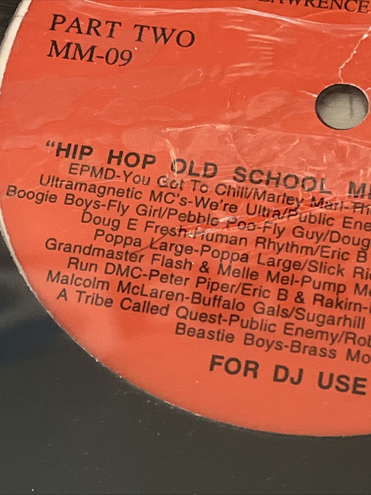 MEGAJAM Records MM-09 12” New Sealed “HIP HOP OLD SCHOOL MEGAMIX”￼