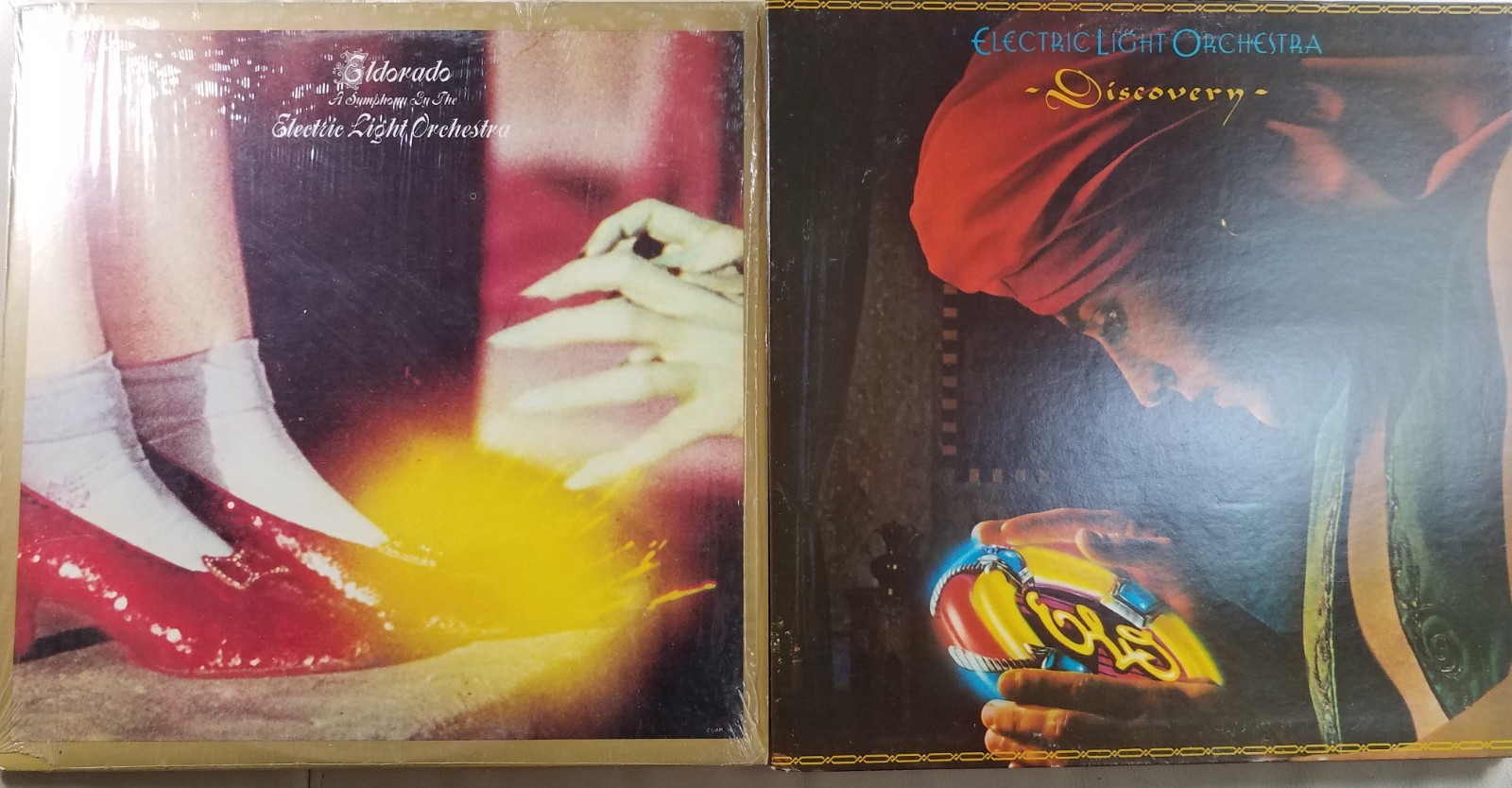 ELO Electric Light Orchestra 2 LP Lot Eldorado Discovery Jeff Lynne