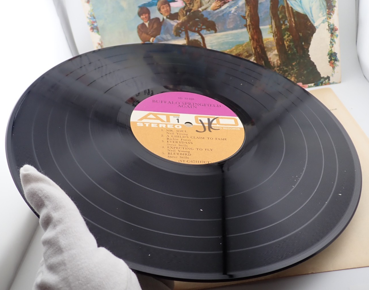 BUFFALO SPRINGFIELD Again~1967 1ST US PRESS “Green Text” VG++ EXC LP-30