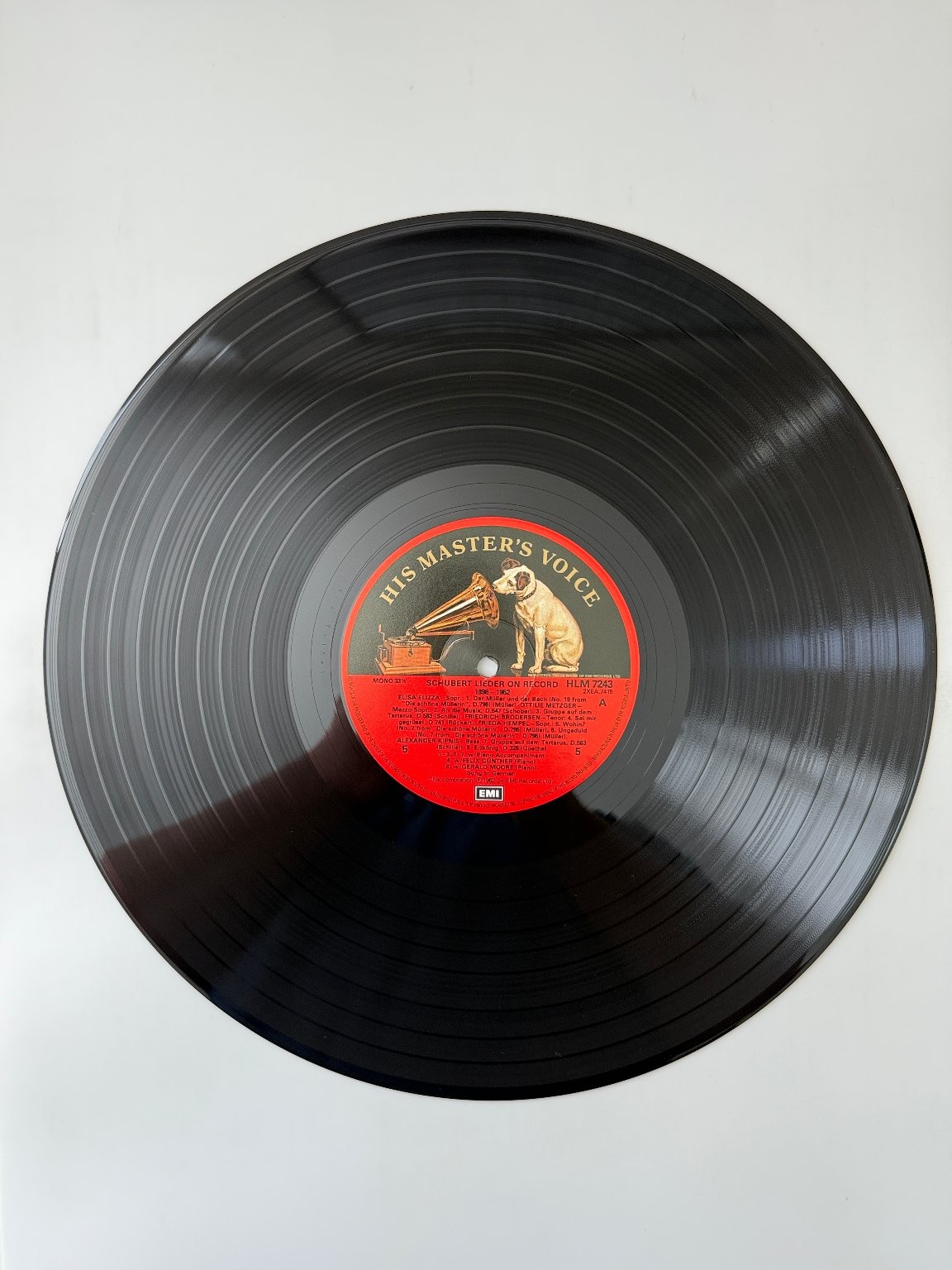 Schubert Lieder on Record 12″ LP Set 1982 Limited Edition EMI Classical 33RPM