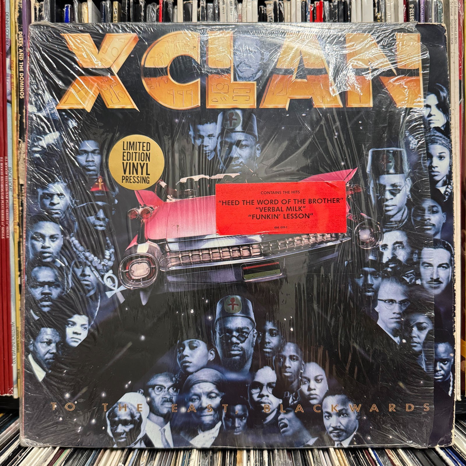 X-CLAN – TO THE EAST, BLACKWARDS (VINYL LP) 1990!! RARE!! PROFESSOR X + BRO J