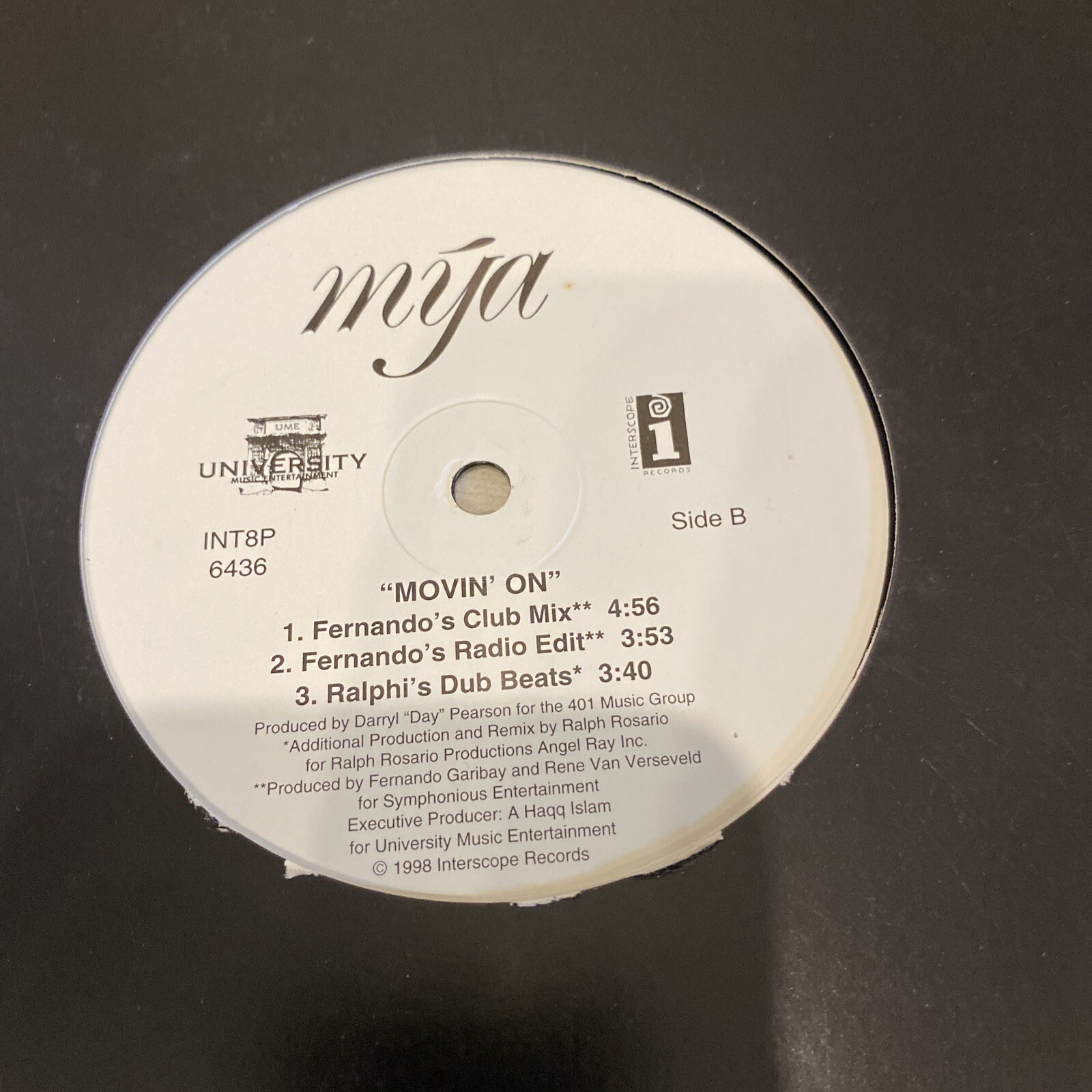 Mya CD & Vinyl Lot- Moving’ On Remixes VG+ & Case Of The Ex IMPORT Maxi CD