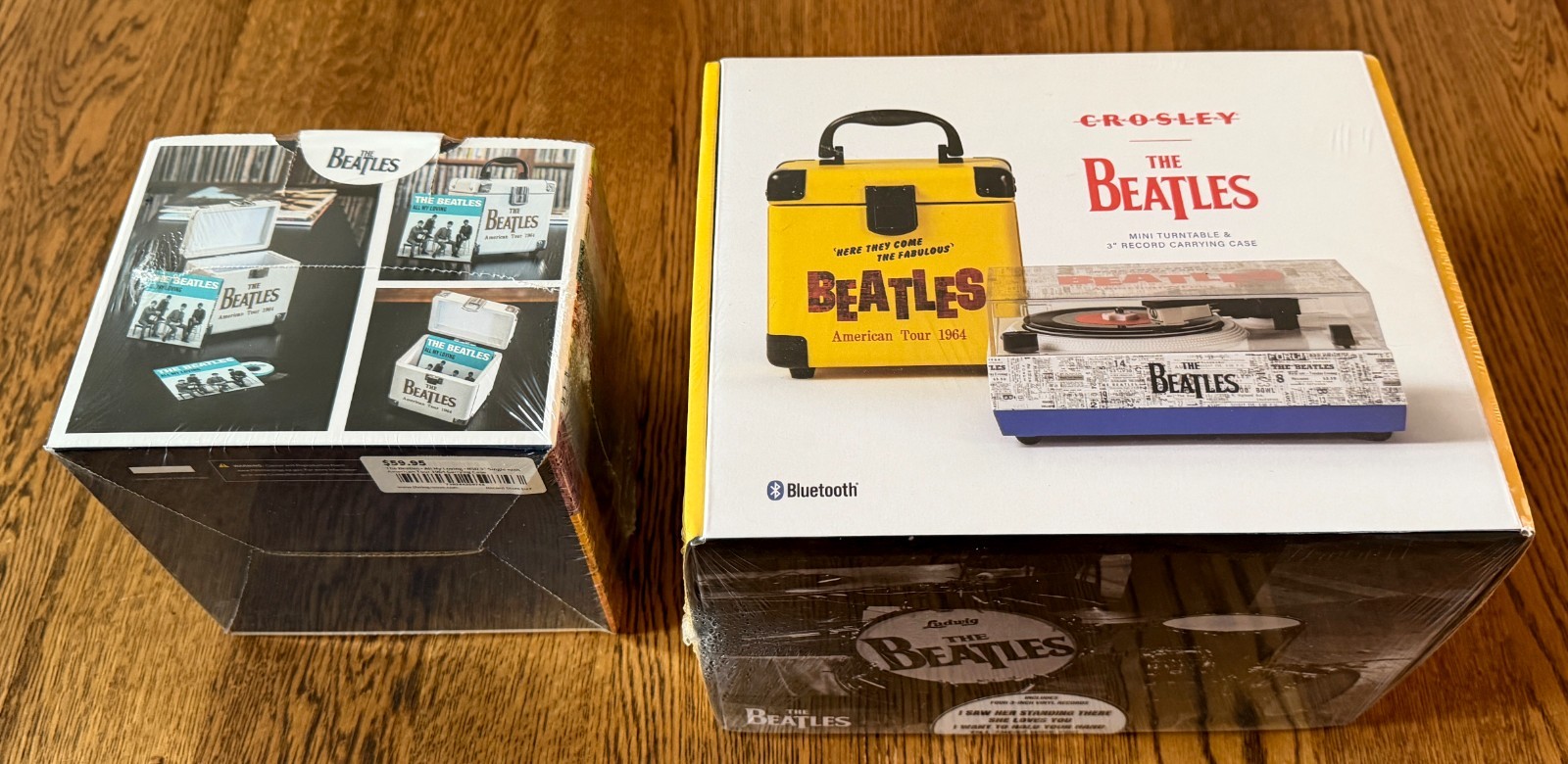 The Beatles Record Store Day 2024 Mini Turntable + FIVE 3″ Vinyl Singles Bundle