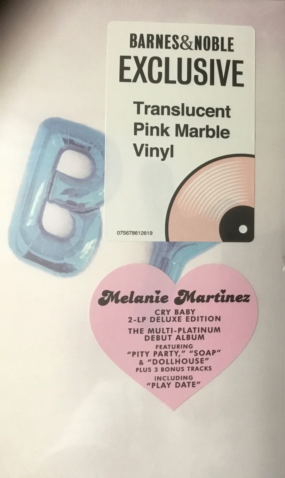 MELANIE MARTINEZ CRY BABY TRANSLUCENT PINK MARBLE VINYL 2Lp