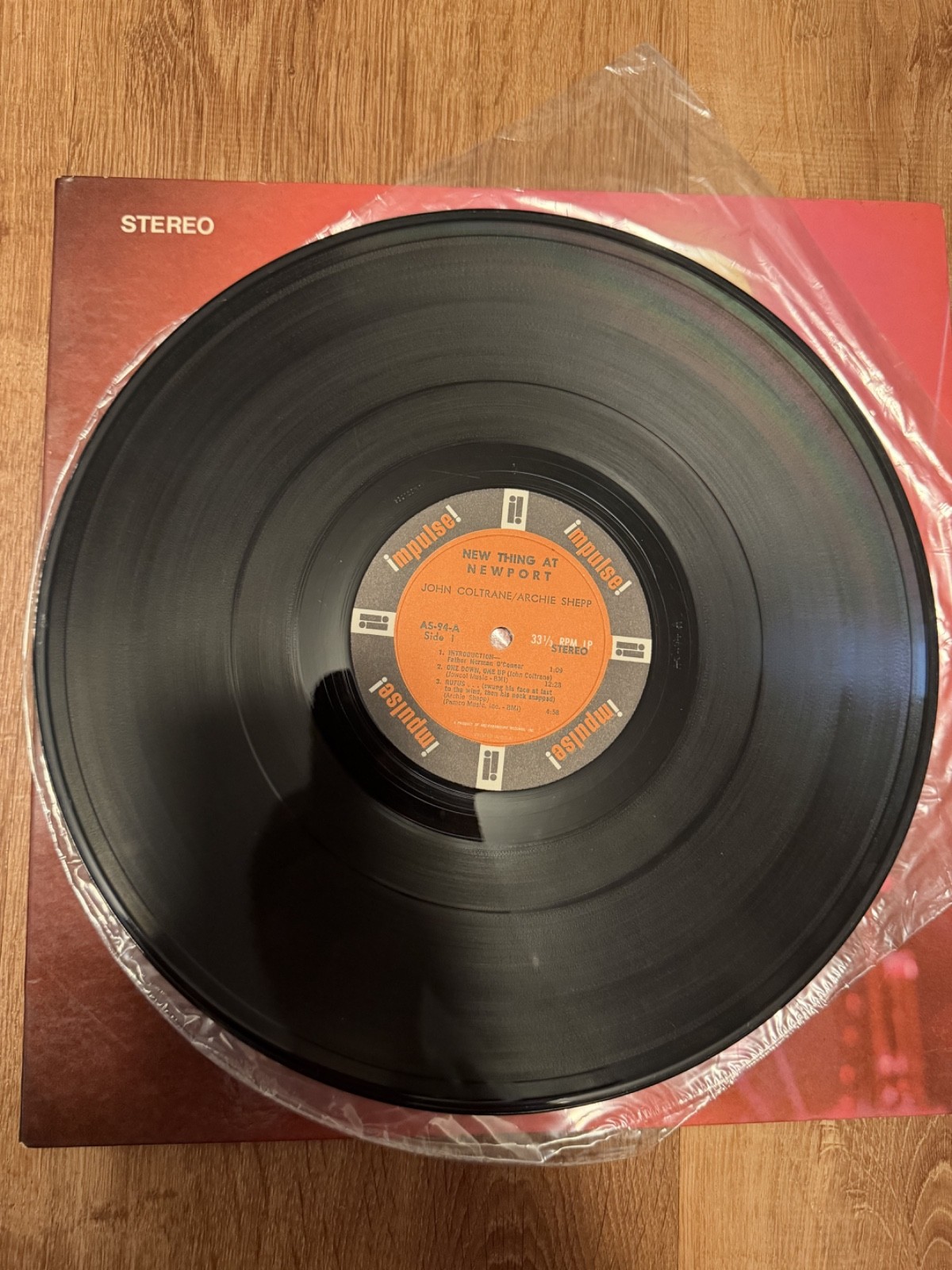 JOHN COLTRANE ARCHIE SHEPP New Thing at Newport Impulse AS-94 Stereo Jazz Vinyl