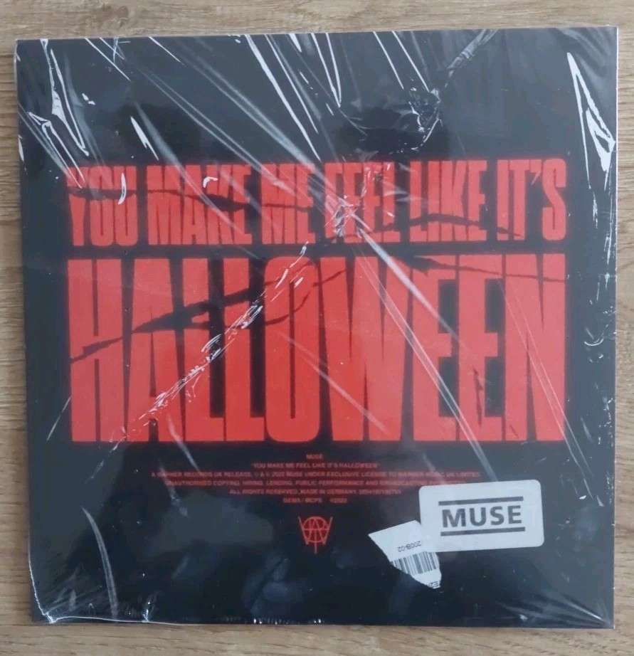MUSE You Make Me Feel Like It’s Halloween ONE SIDED ETCHED & NUMBERED VINYL 7”
