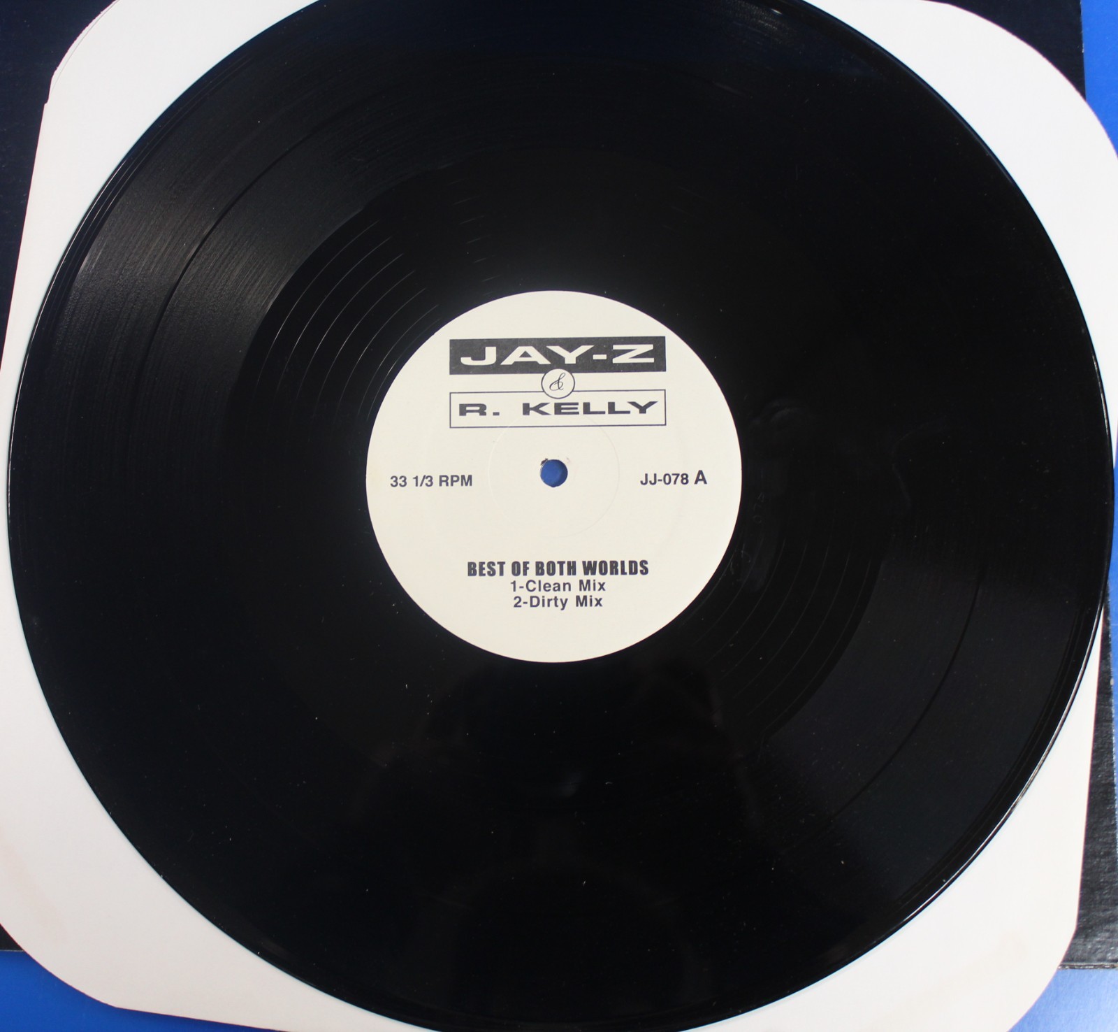 Jay Z & R. Kelly-Best of Both Worlds (Clean & Dirty Mixes) 33 1/3 RPM 12″