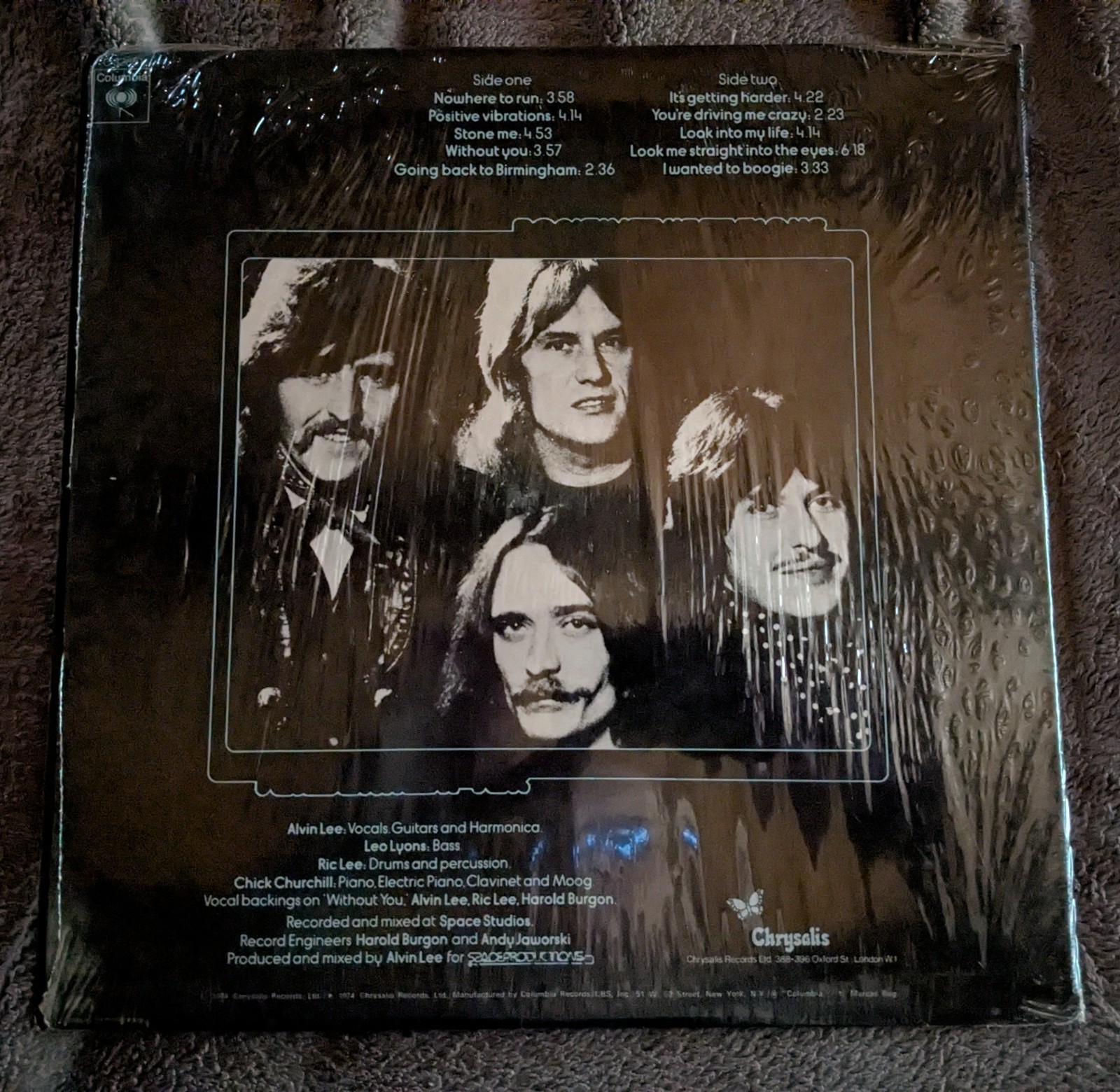 TEN YEARS AFTER POSITIVE VIBRATIONS VINYL ALBUM GOOD CONDITION 1974