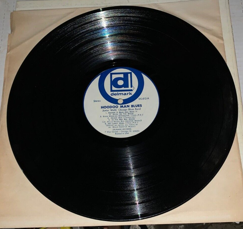 Hoodoo Man Blues Junior Wells Buddy Guy 1969 Vinyl Delmark Records Rare Chicago