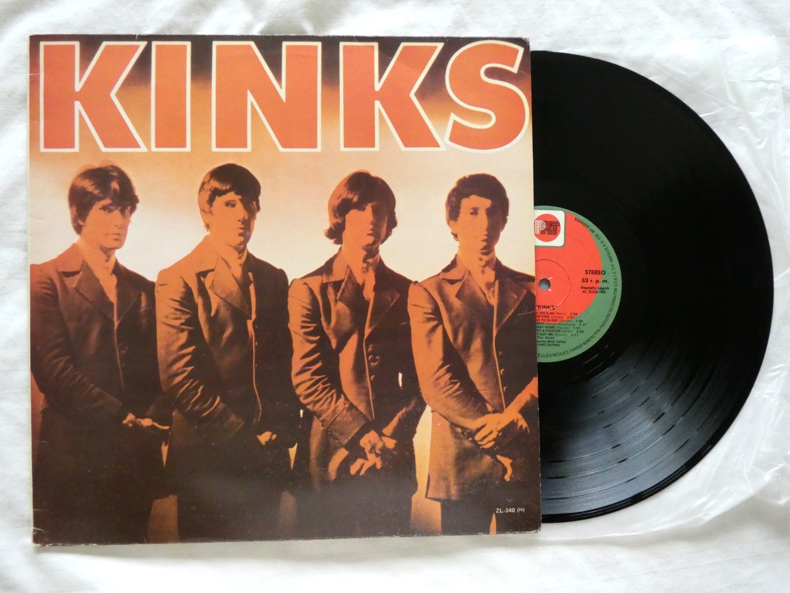1980 KINKS “SELF-TITLED” PYE RECORDS MISLABELED MONO MADE IN SPAIN EX