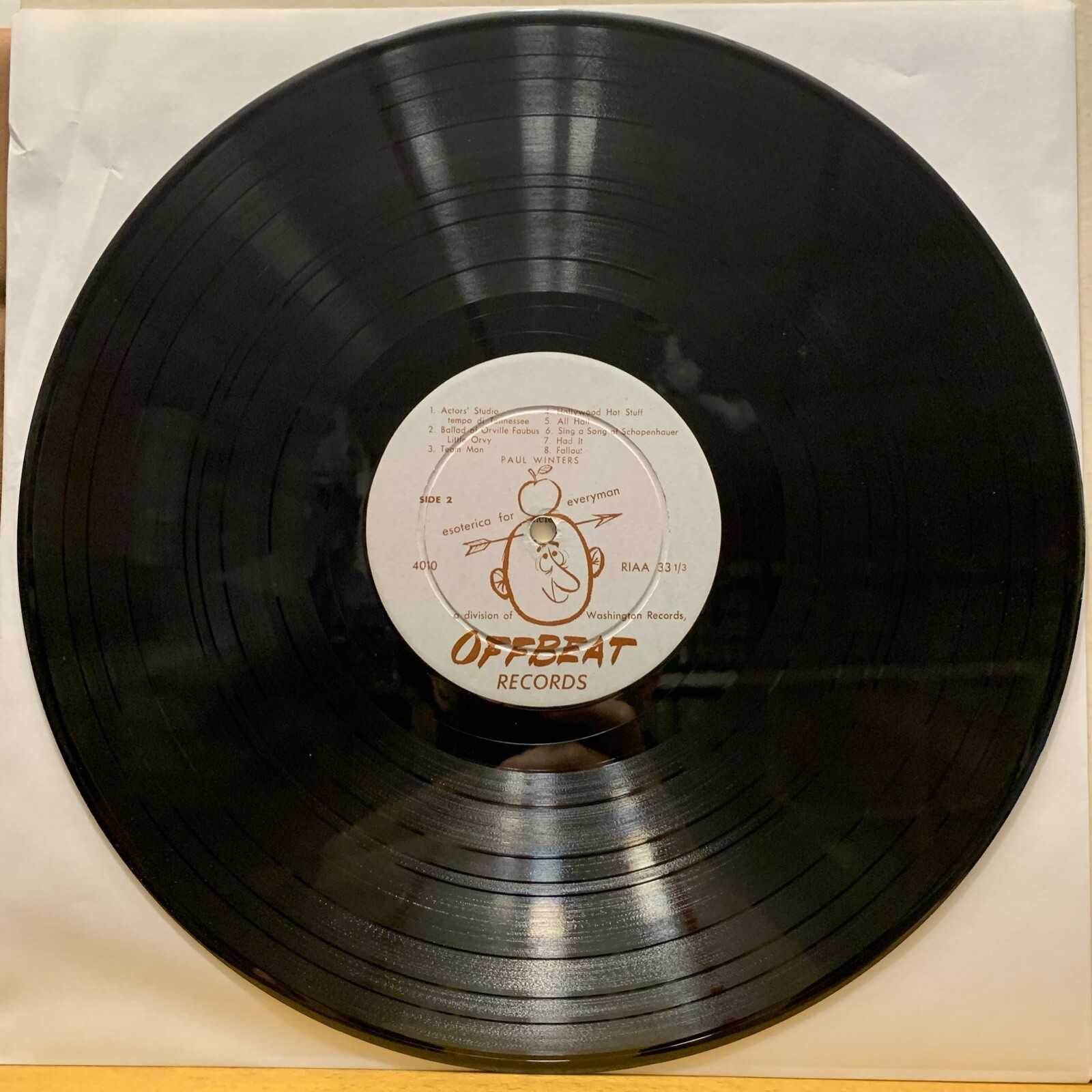 Paul Winter – A Winter’s Tale (Songs To Make You Thimk) 1957 Mono Vinyl LP