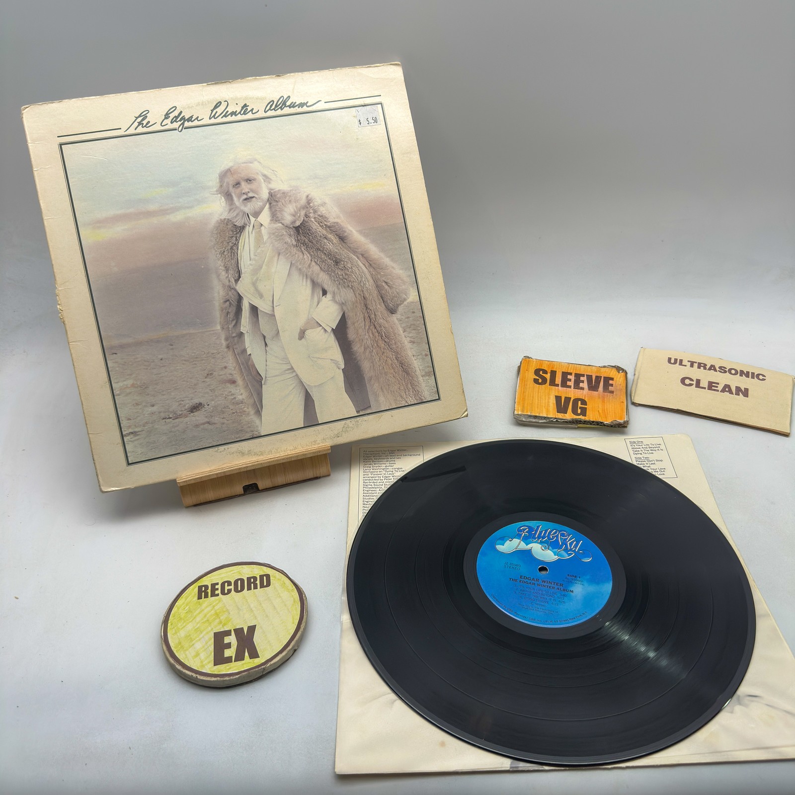 Edgar Winter- The Edgar Winter Album EX/VG Ultrasonic Clean 1979 Vinyl Record