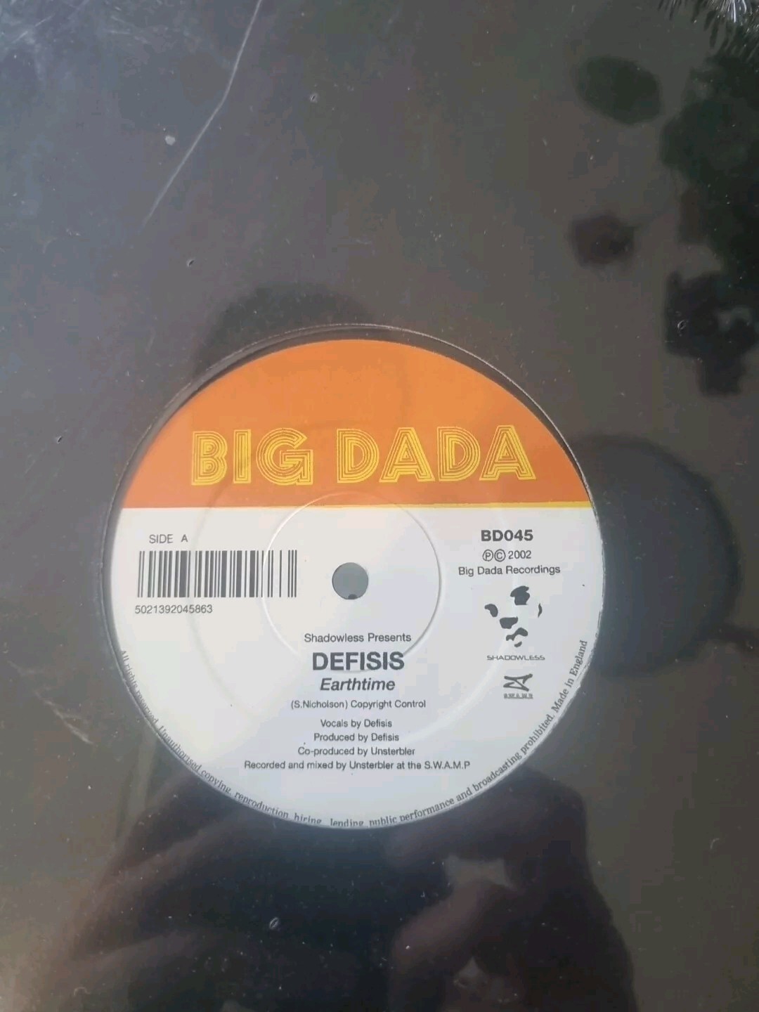 Defisis – Earthtime/Infinite Livez -Emceeme 12″ Vinyl UK Hip Hop Sealed Big Dada