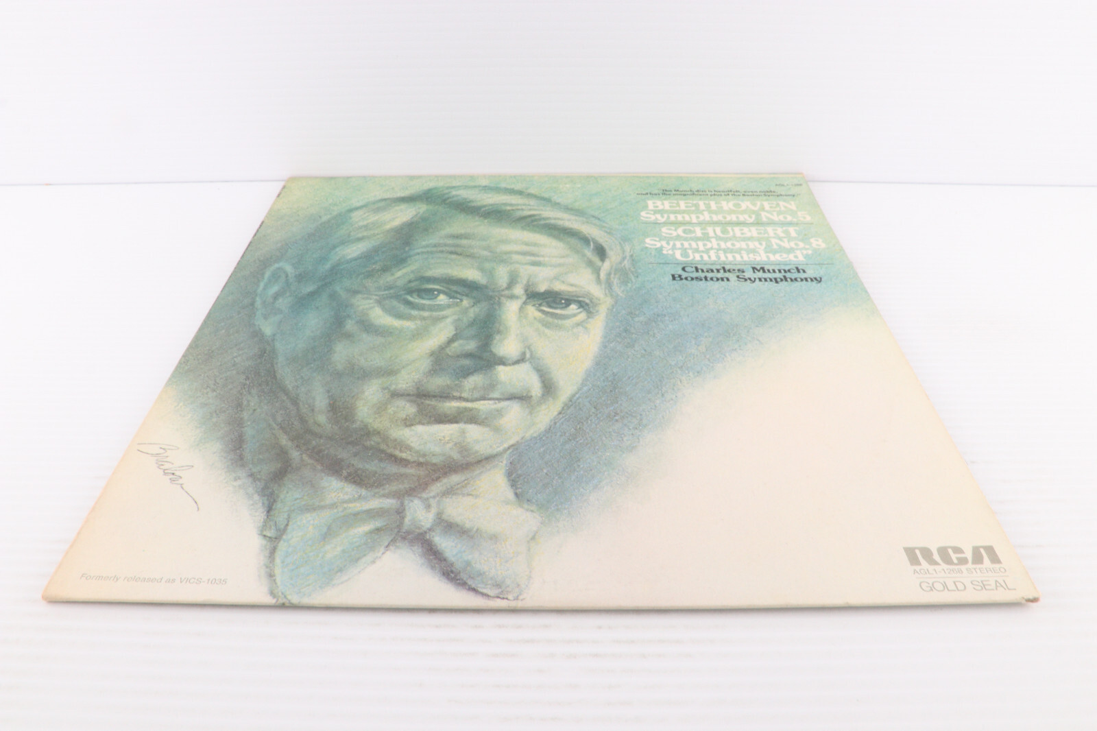 Beethoven, Schubert, Munchl – Symphony No. 5, 8 – 197 Stereo LP Record AGL1-1268