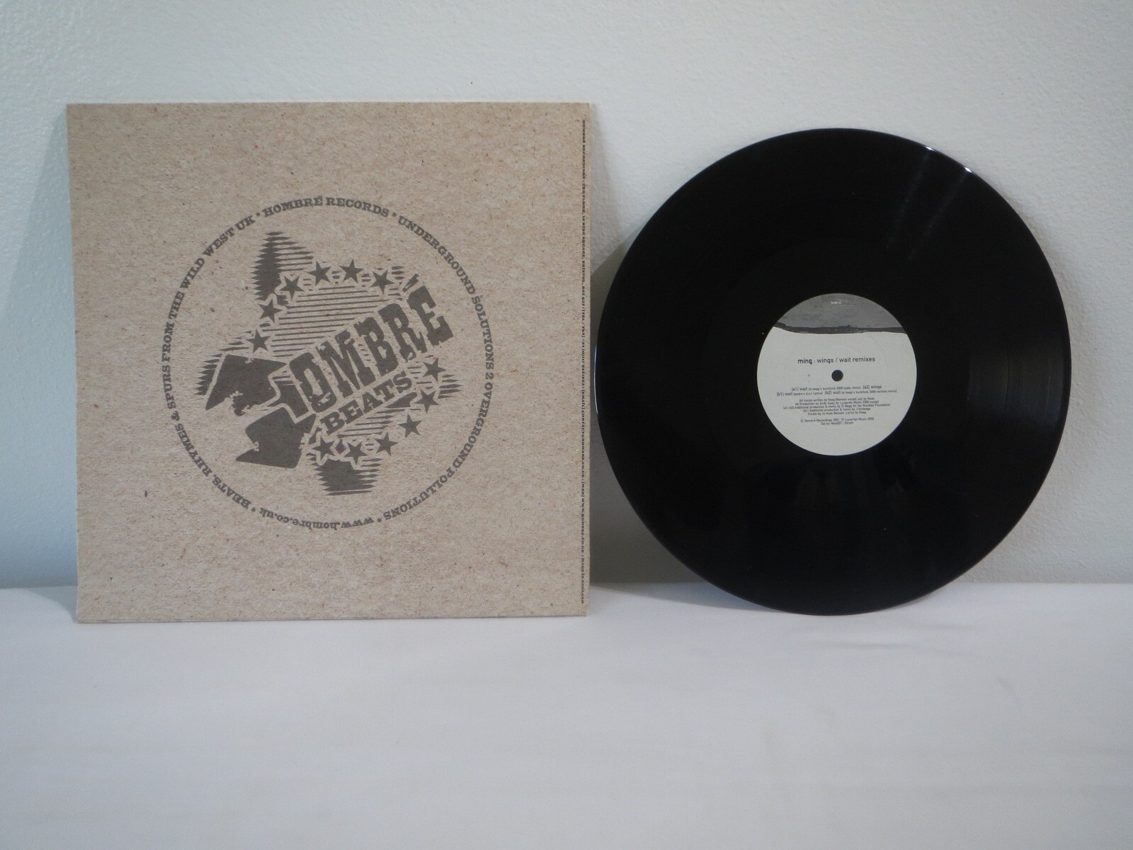 Ming – Wings / Wait Remixes – Hombré – Mex027 Vinyl 12″ 33 ⅓ RPM EP Record 2001