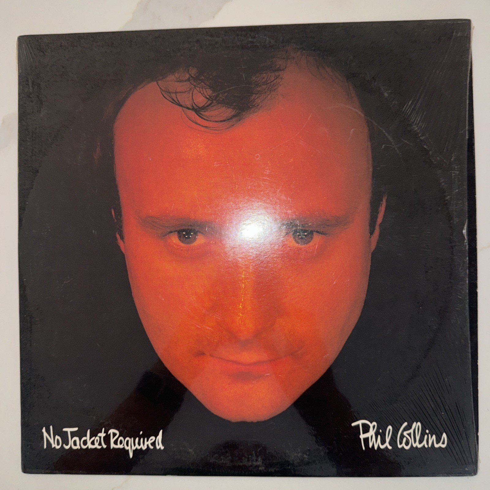 PHIL COLLINS NO JACKET REQUIRED ALBUM 1985 EXCELLENT VINYL !