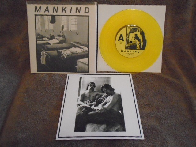 RARE LIMITED / 100 Mankind 7″ VINYL uk punk hardcore Arms Race frame of mind !