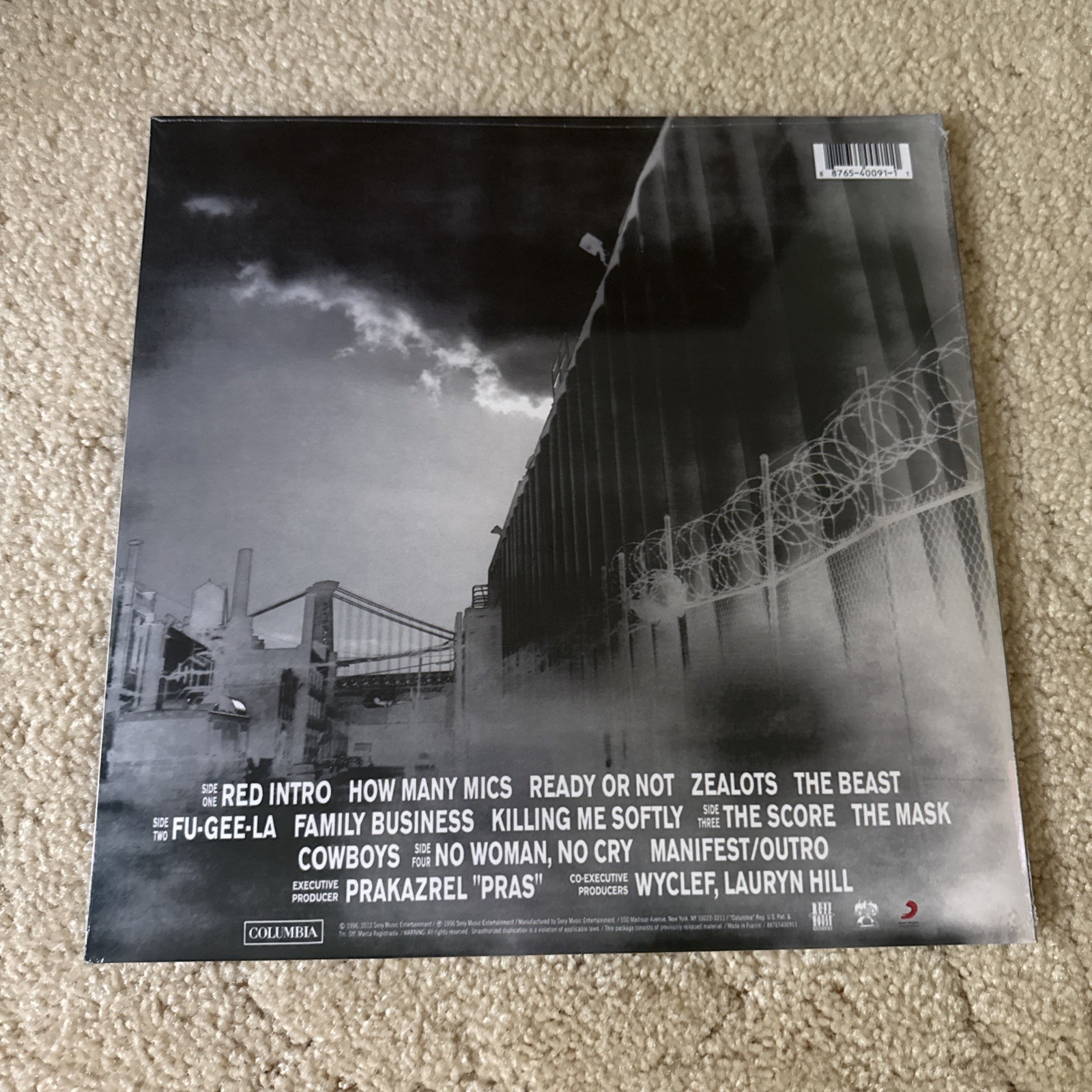 Fugees – The Score (Vinyl 2LP Record, 2012)