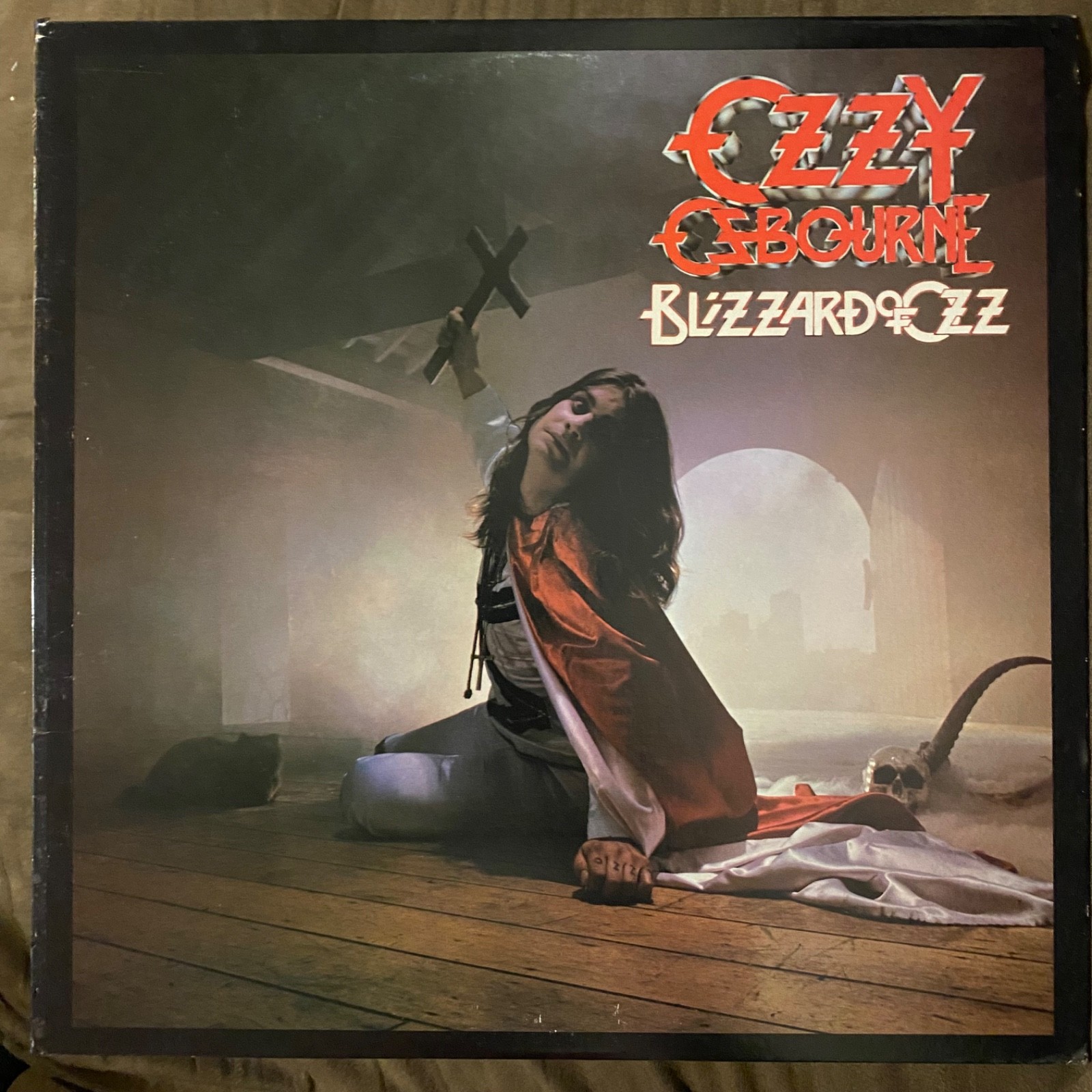 OZZY OSBOURNE Blizzard of Ozz – 1981 1st Press Jet LP w/ Inner BEAUTIFUL NM DISC