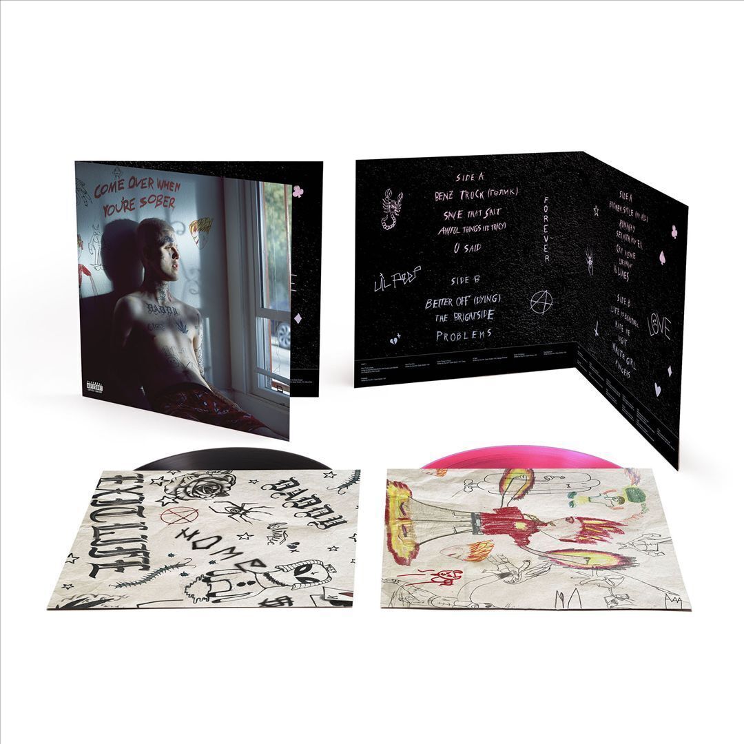 Lil Peep – Come Over When You’re Sober, Pt. 1 & Pt. 2 2LP 12″ Vinyl Record – NEW