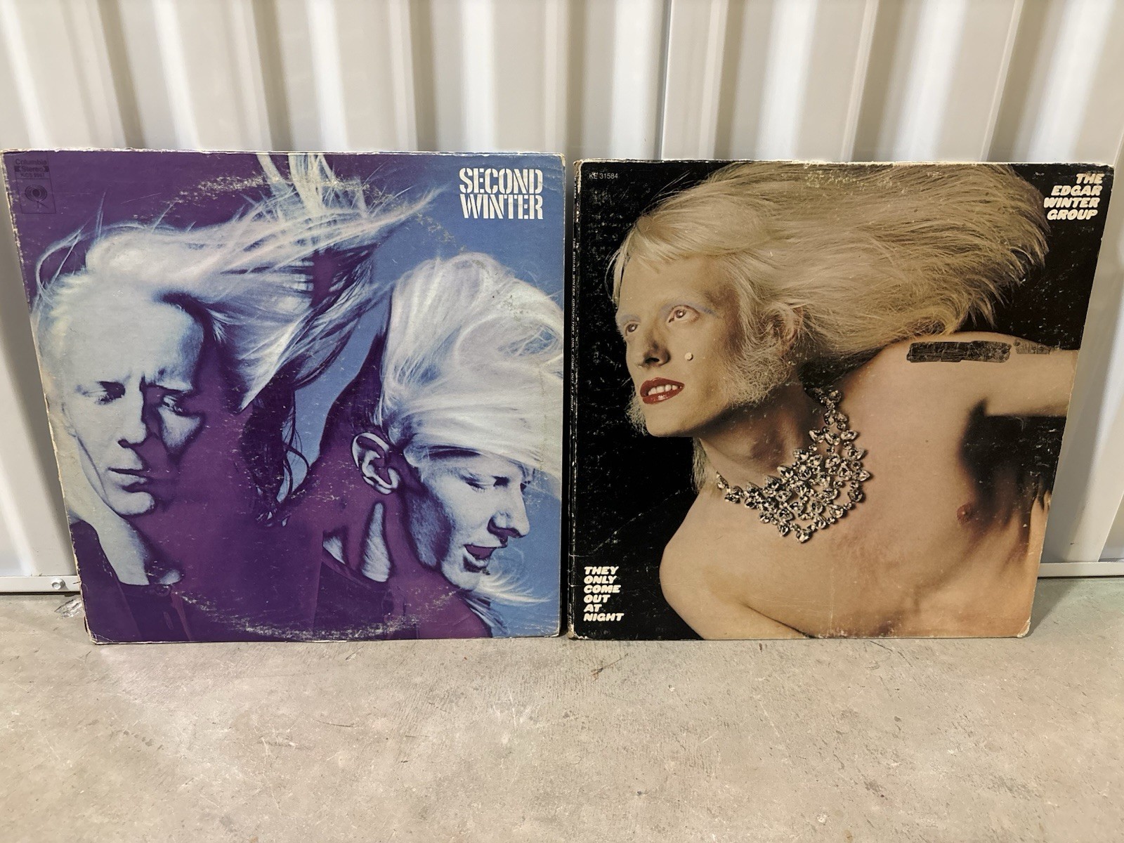 The Edgar Winter Group 1972 Johnny Winter Second Winter 1969 Vinyl LP Lot VG- VG