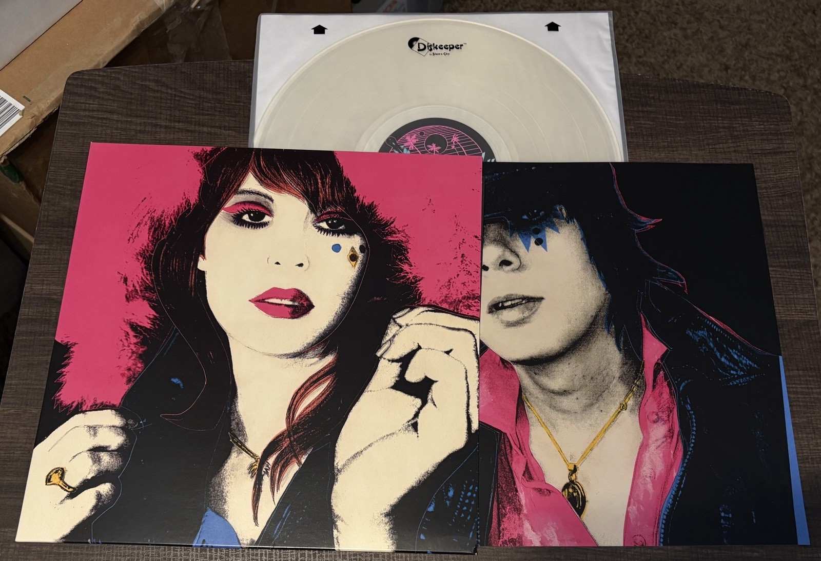 GLASS CANDY Beatbox Clear Vinyl 2013 Italians Do It Better IDIB005 EX/NM
