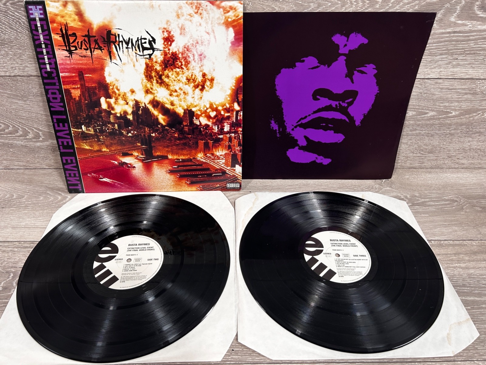 Busta Rhymes – Extinction Level Event – The Final World Front – 12″ 1998 OG VG+