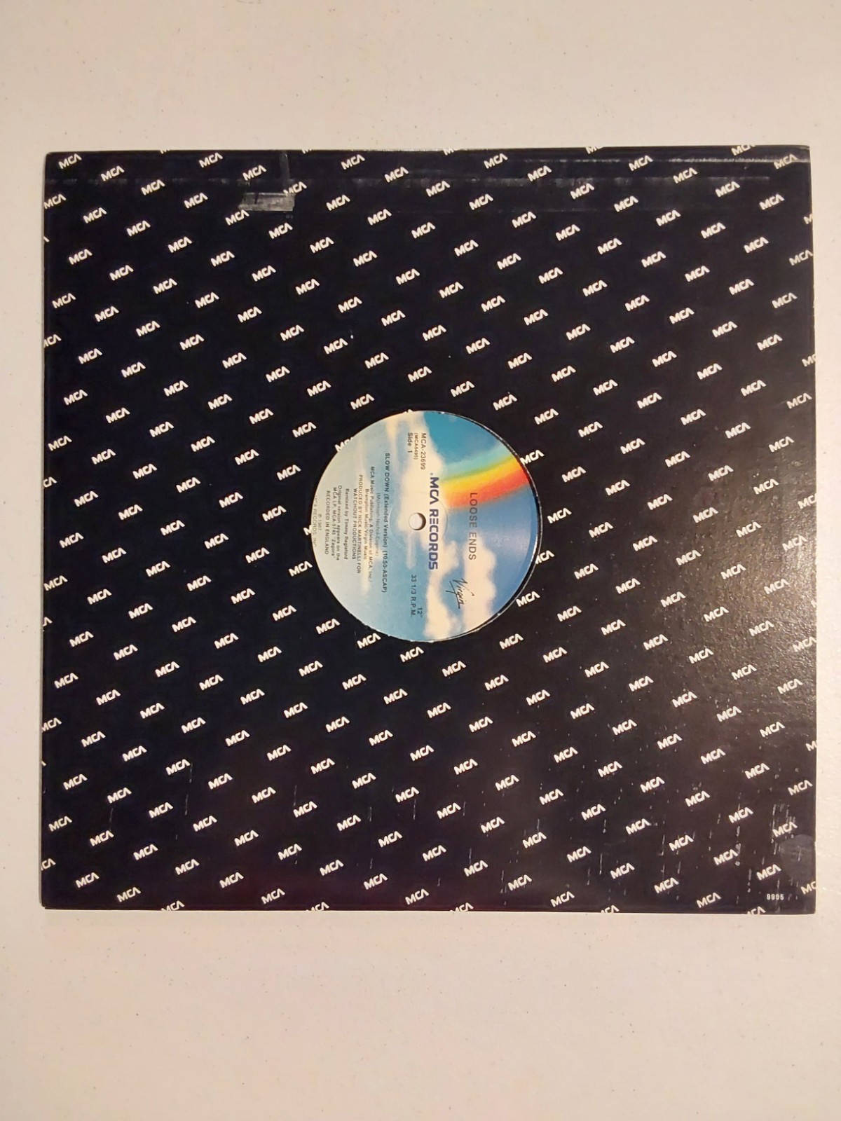 Loose Ends – Slow Down 12 Inch Black Vinyl 1986 MCA Records