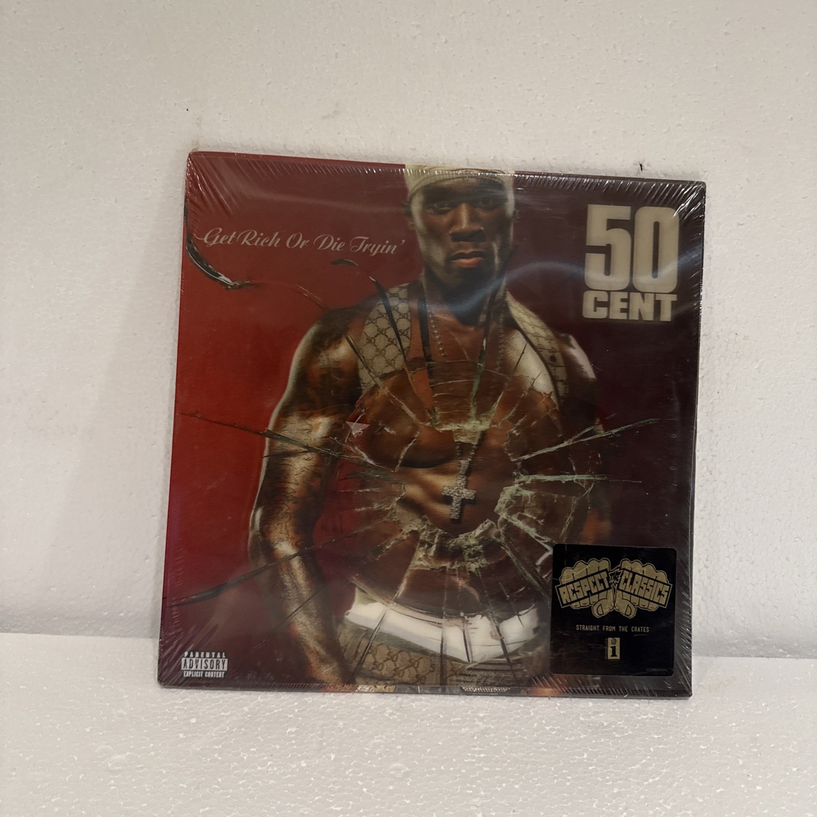 Get Rich Or Die Tryin’ by 50 Cent (Record, 2003) – Respect The Classic Sticker