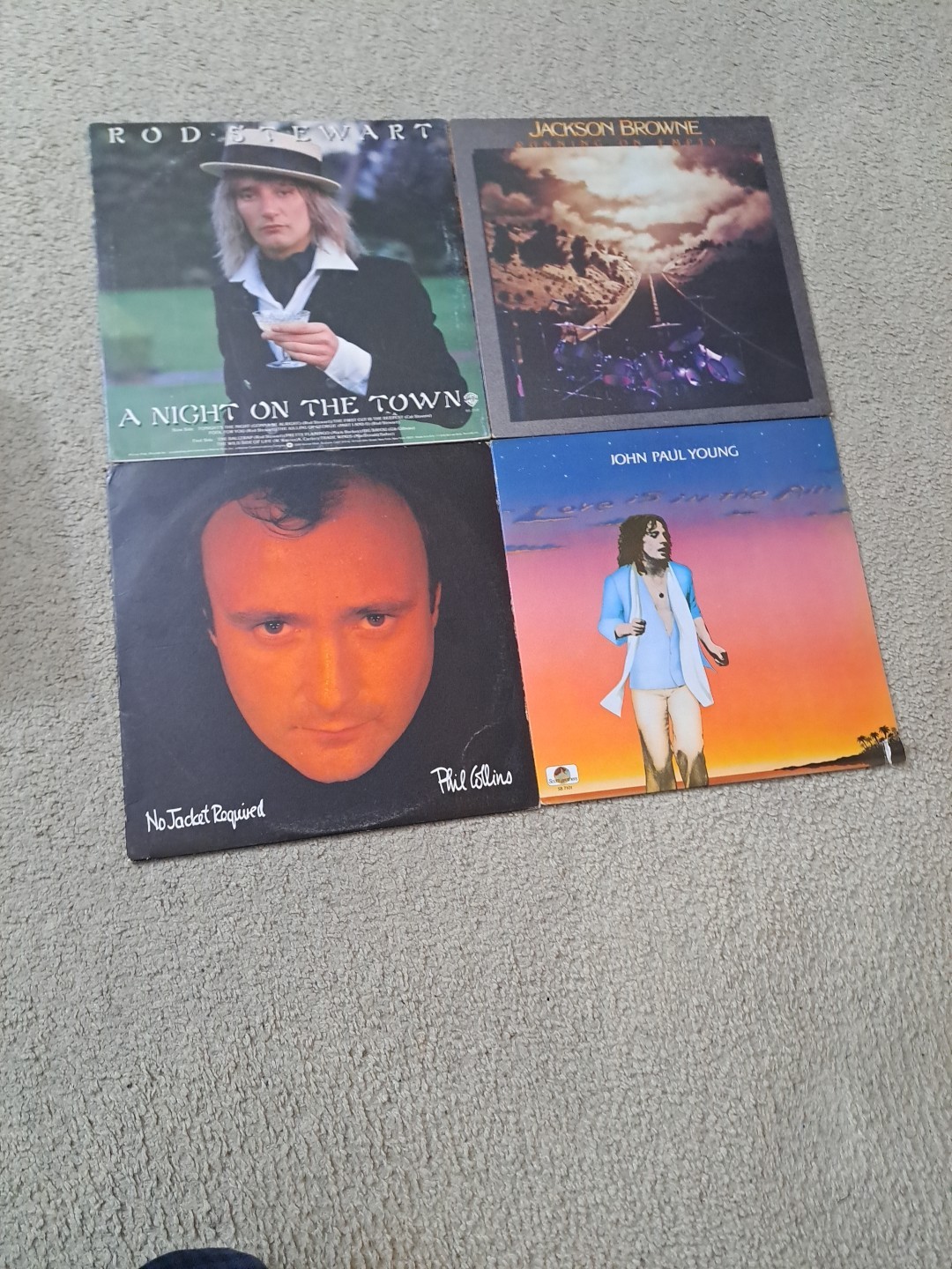 4 Used Assorted Artists. 33 RPM LPs. All VG. Non Skipping Vinyls