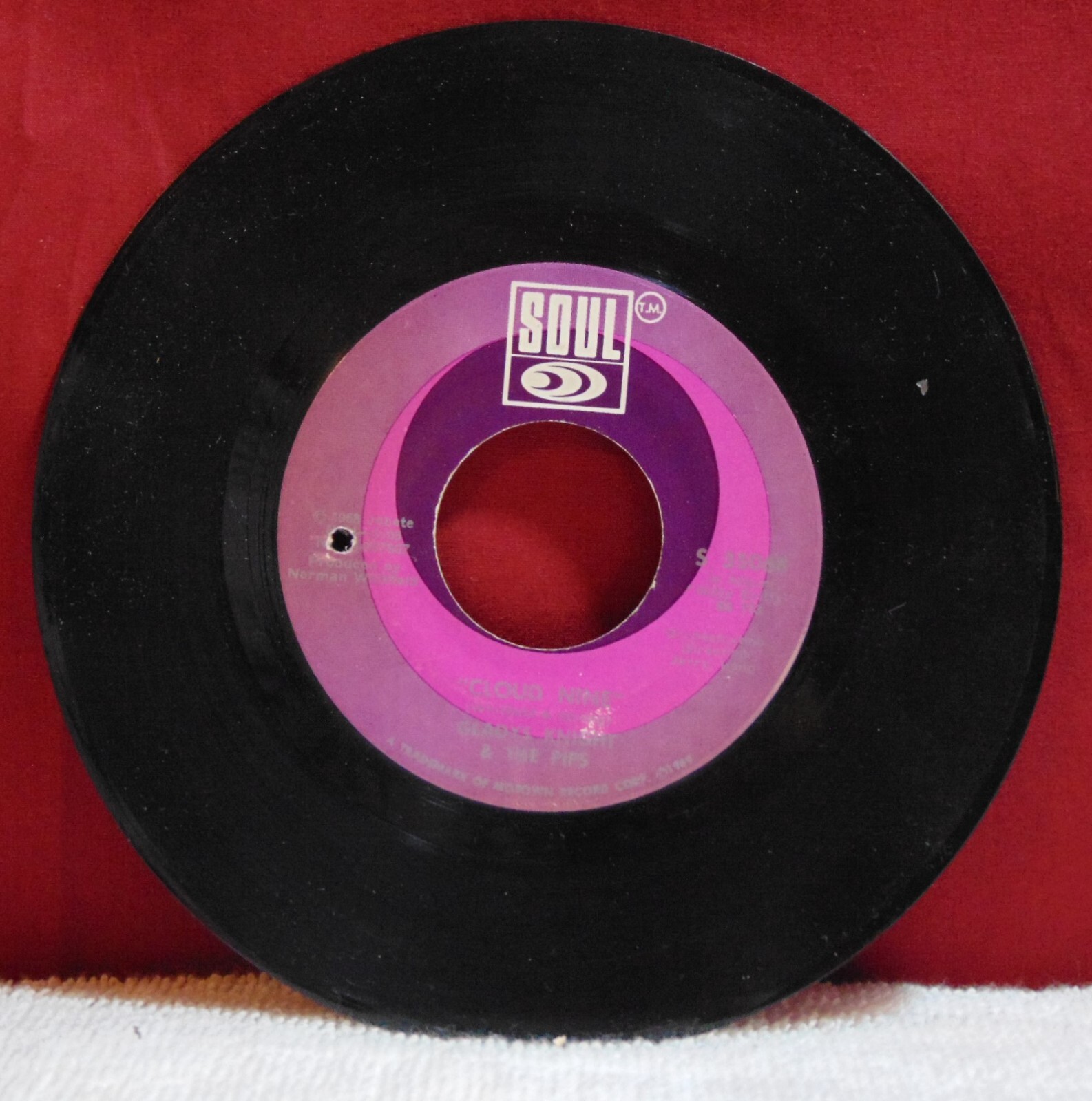 Gladys Knight & The Pips – Friendship Train/Cloud Nine-1969 Soul 7″ 45 Single