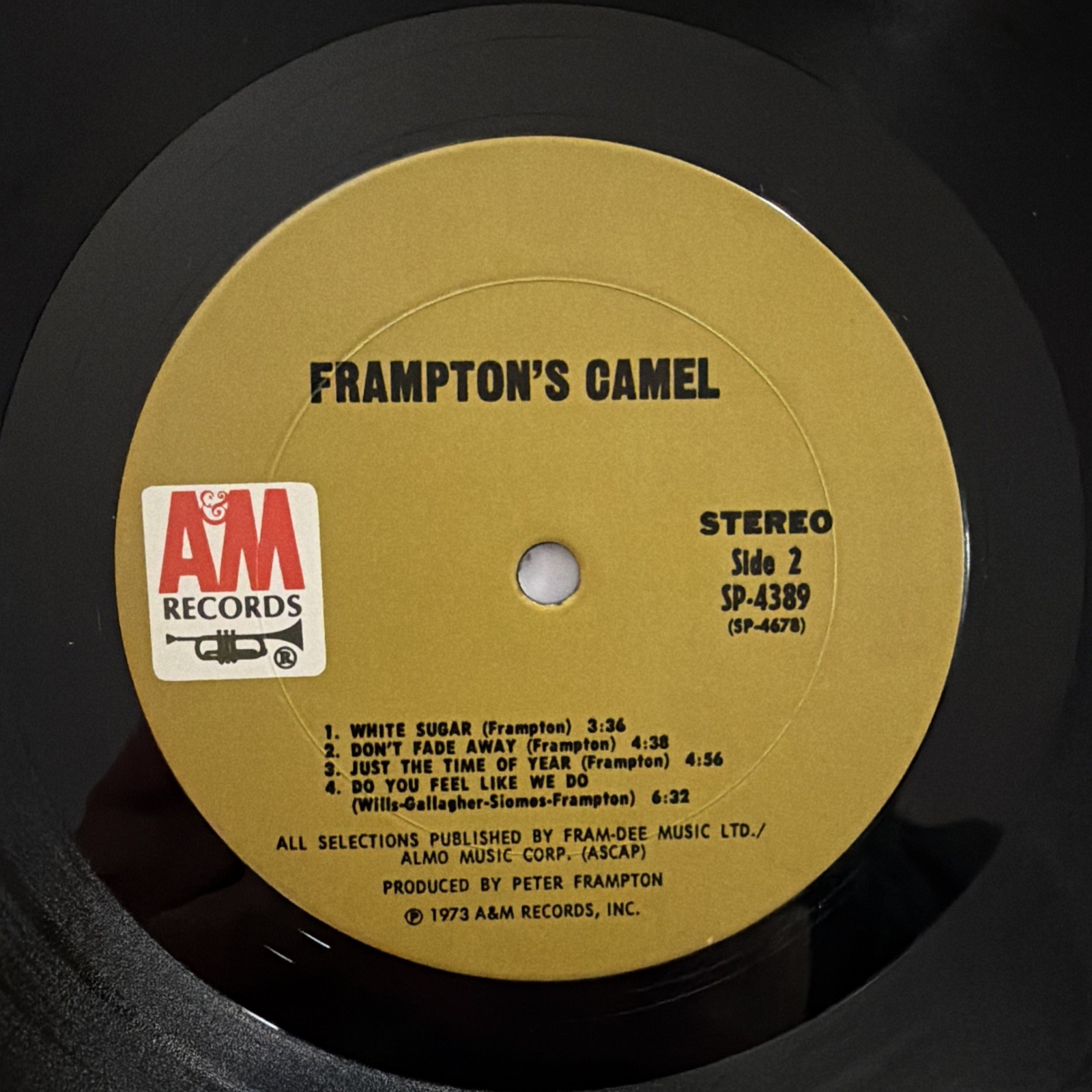 Frampton’s Camel: Frampton’s Camel LP (A&M SP-4389) Pitman 1973 Peter Frampton