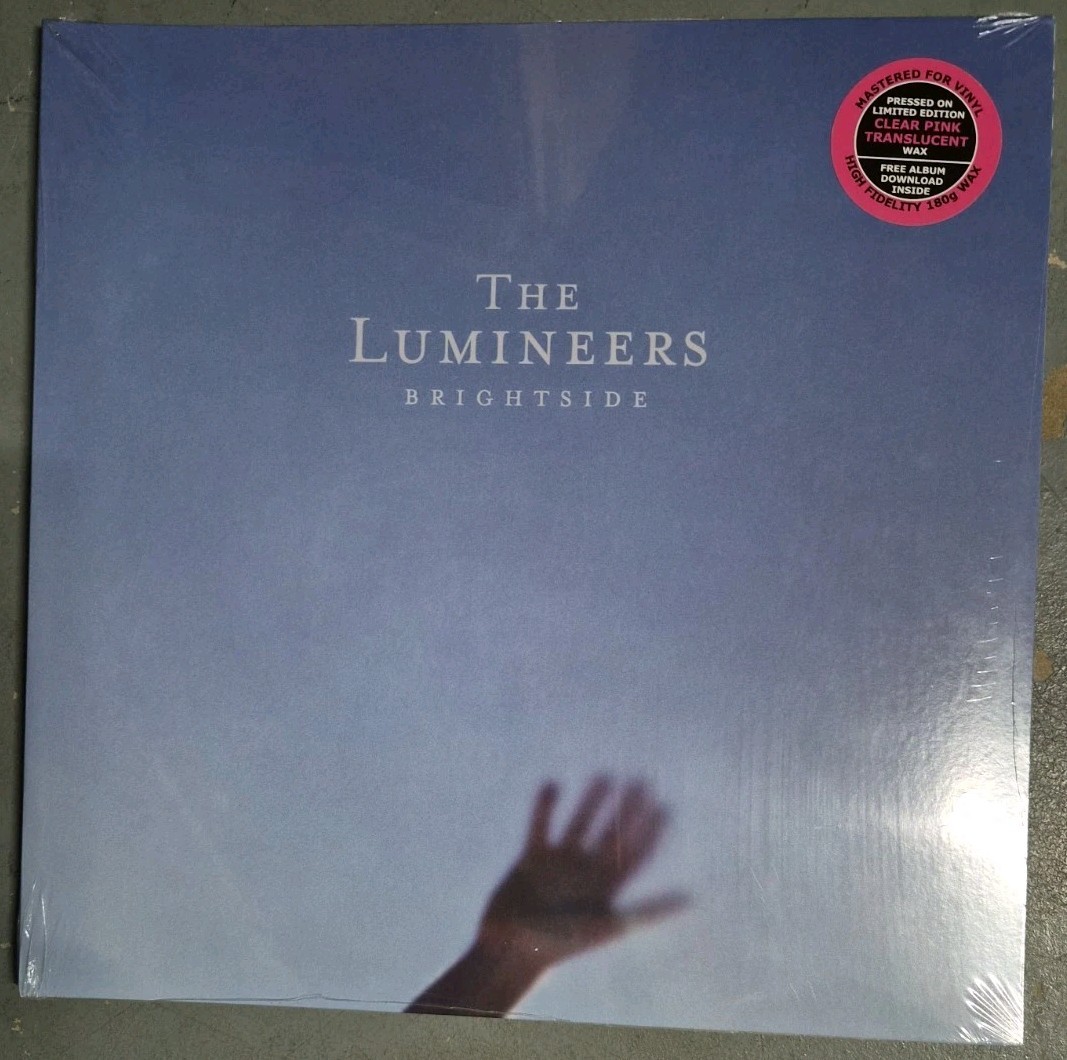 The Lumineers – Brightside – LIMITED EDITION CLEAR PINK VINYL – SEALED