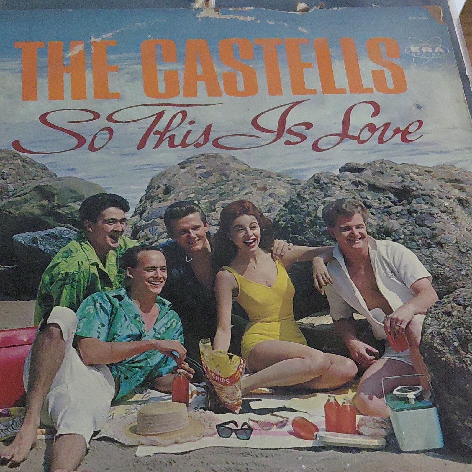The Castells So This Is Love LP 12″ Vinyl Era Records Pop Cardboard Sleeve