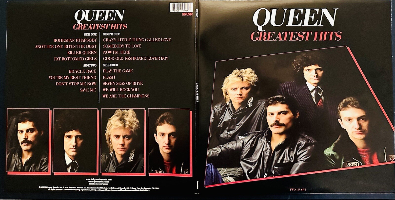 Queen – Greatest Hits – Double LP 12” Colored Vinyl Records ** Near Mint ** NM